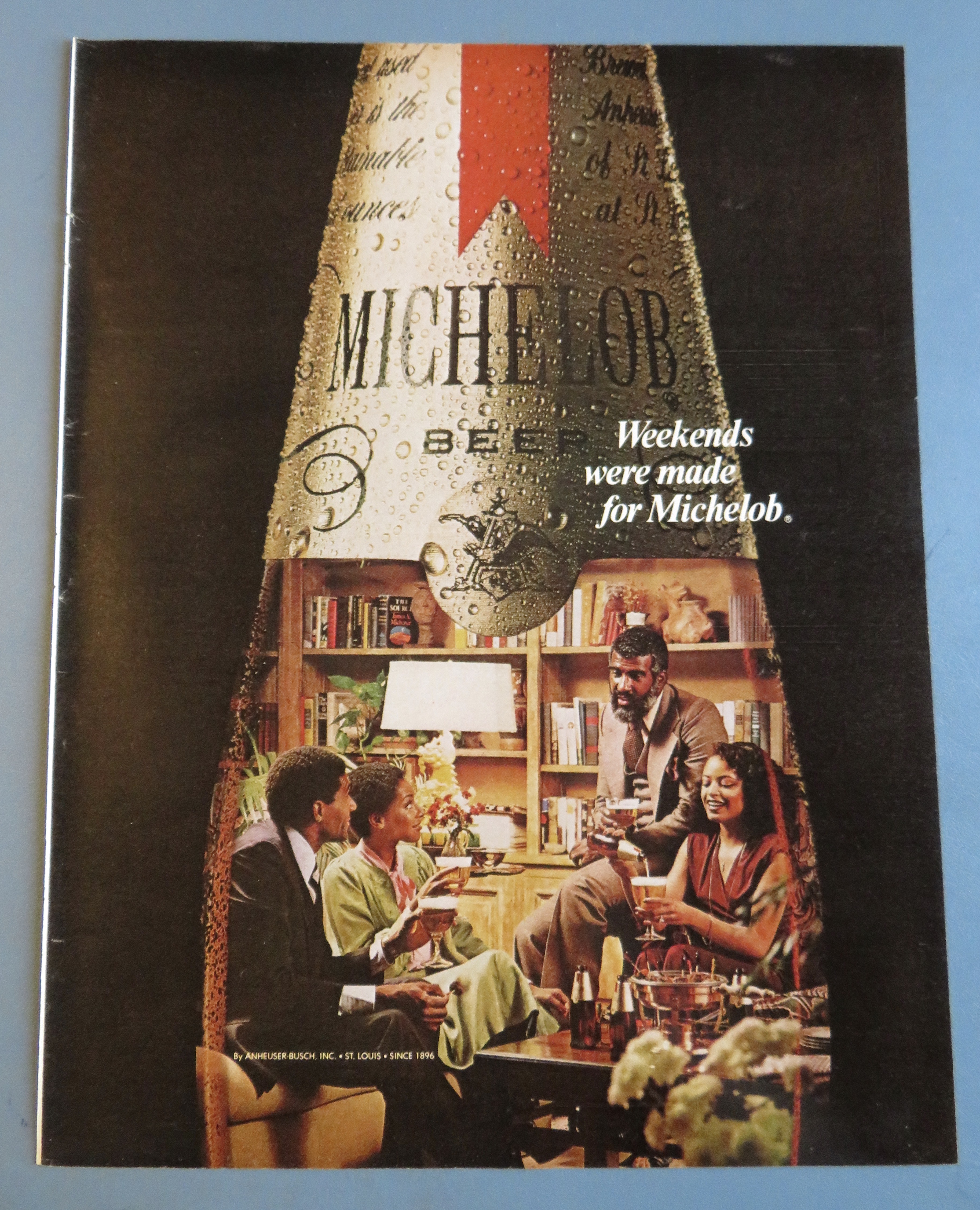 1978 Michelob Beer with Two Couples Talking