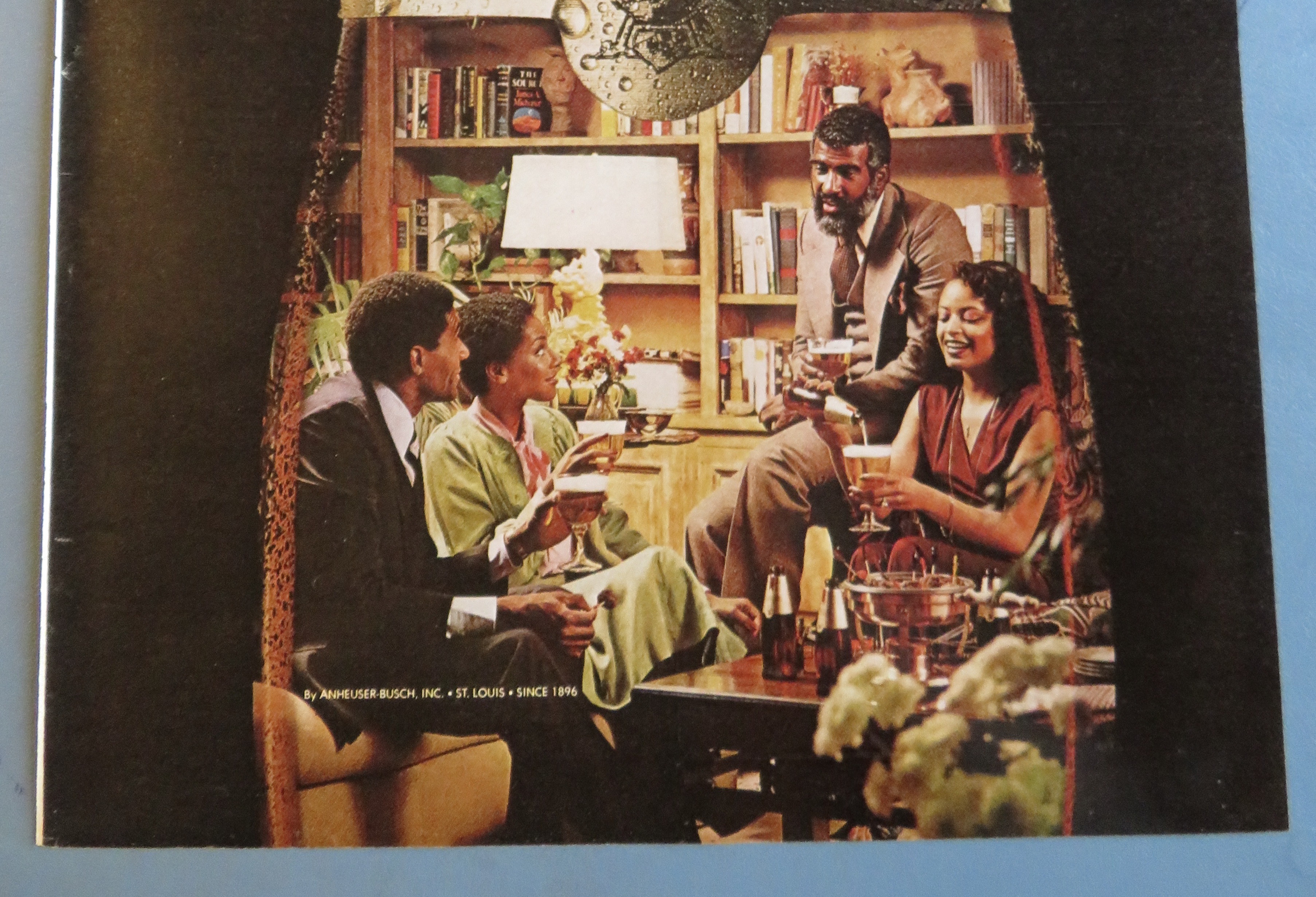1978 Michelob Beer with Two Couples Talking