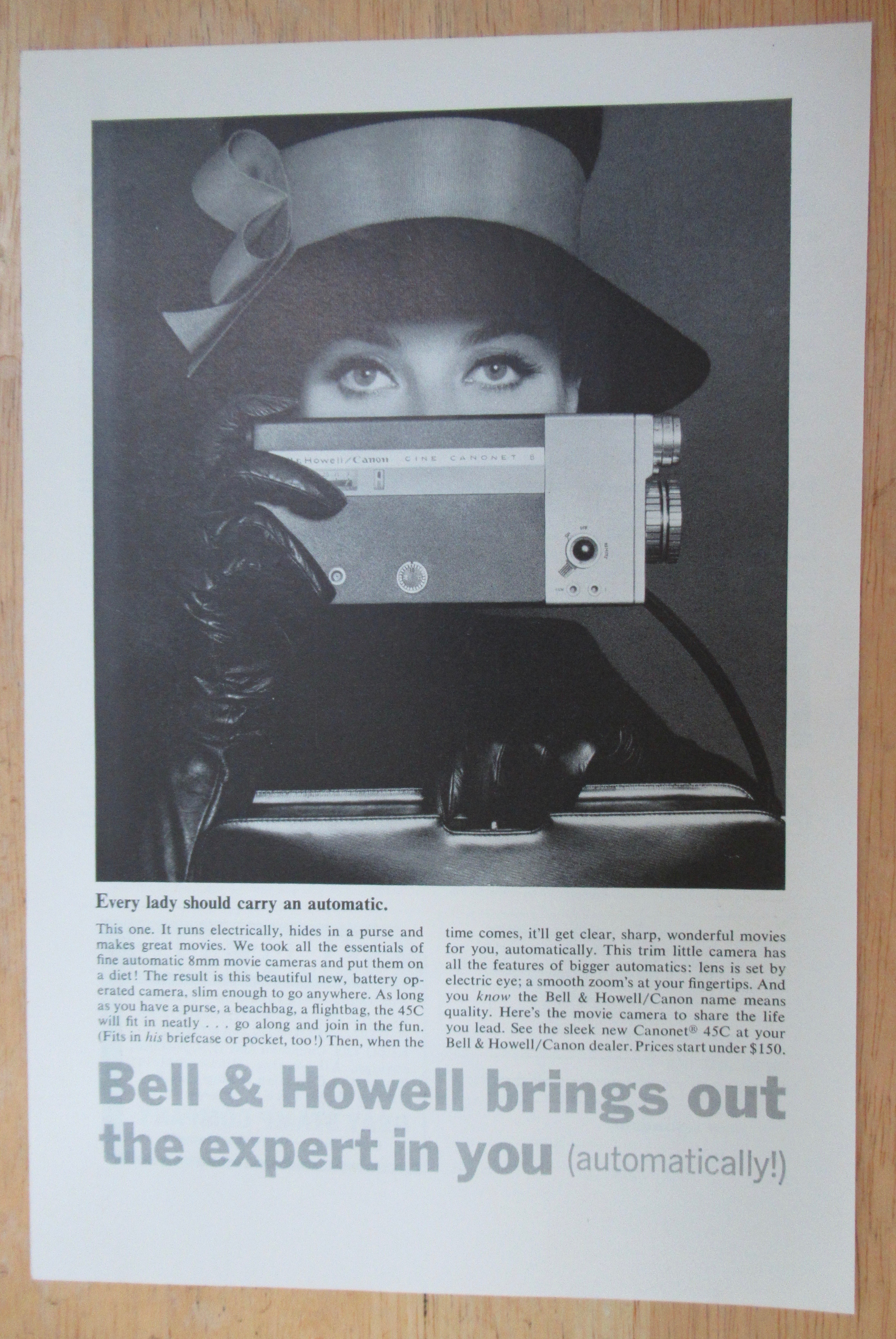1964 Bell & Howell with 8MM Movie Camera