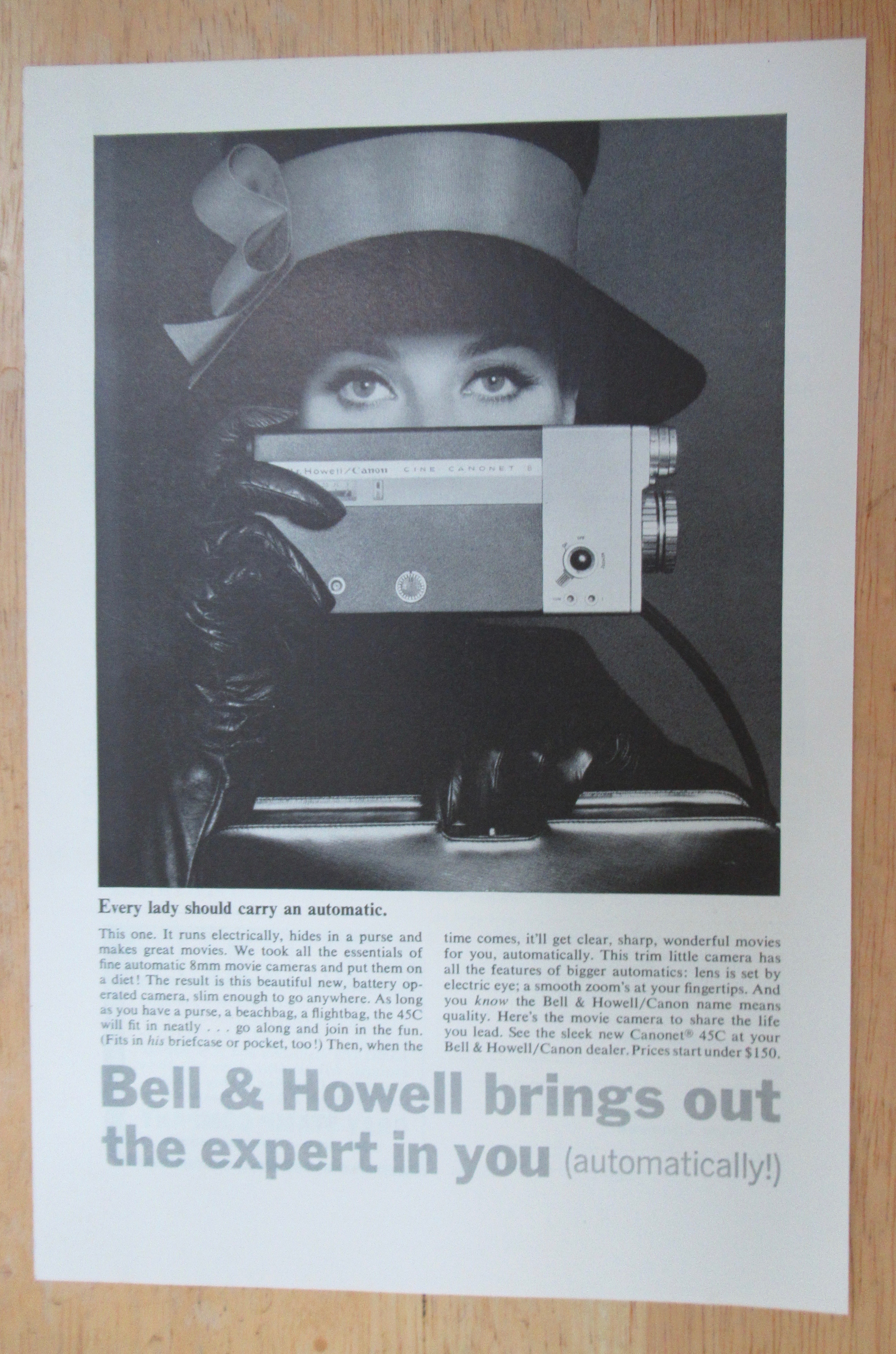 1964 Bell & Howell with 8MM Movie Camera