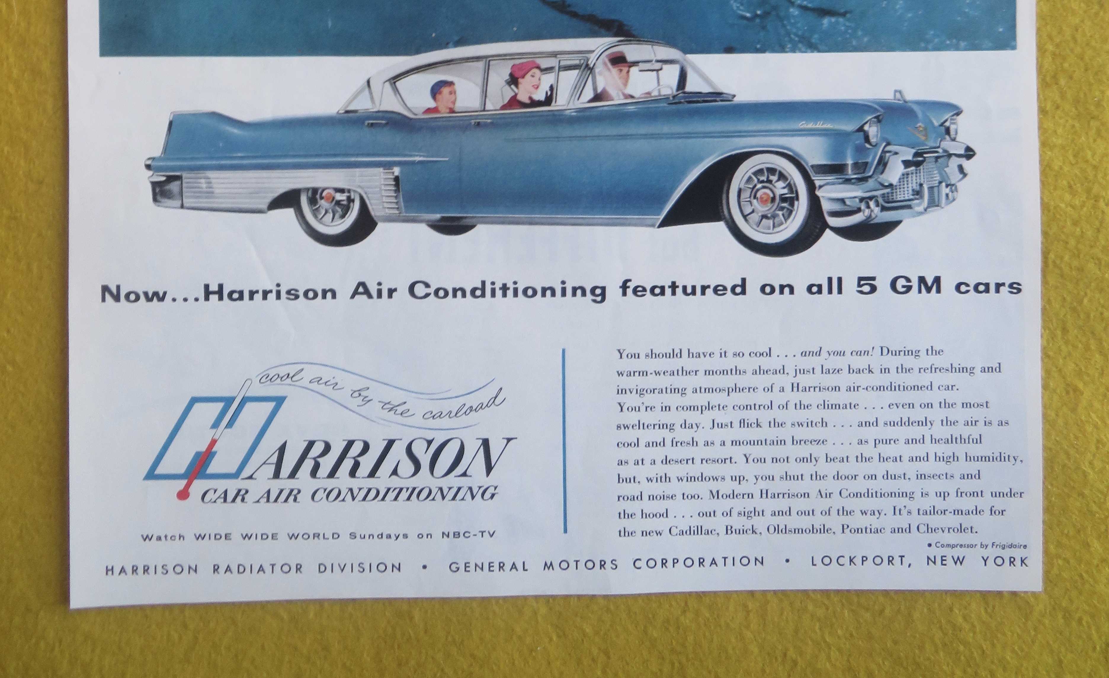 1957 Harrison Car Air Conditioning with Polar Bear