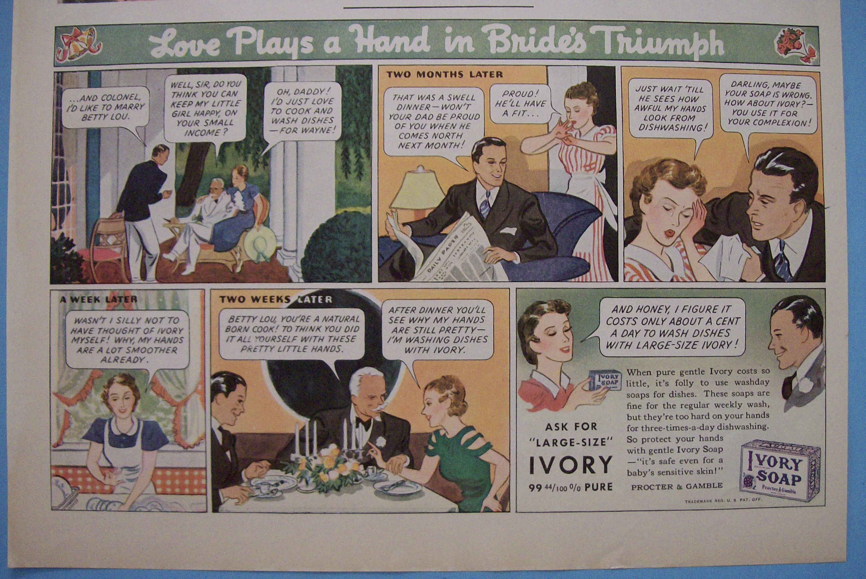 Vintage Ad: 1937 Ivory Soap