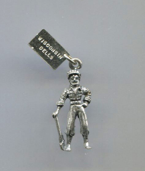 Sterling Charm Of Lumber Jack W/Ax By Bell