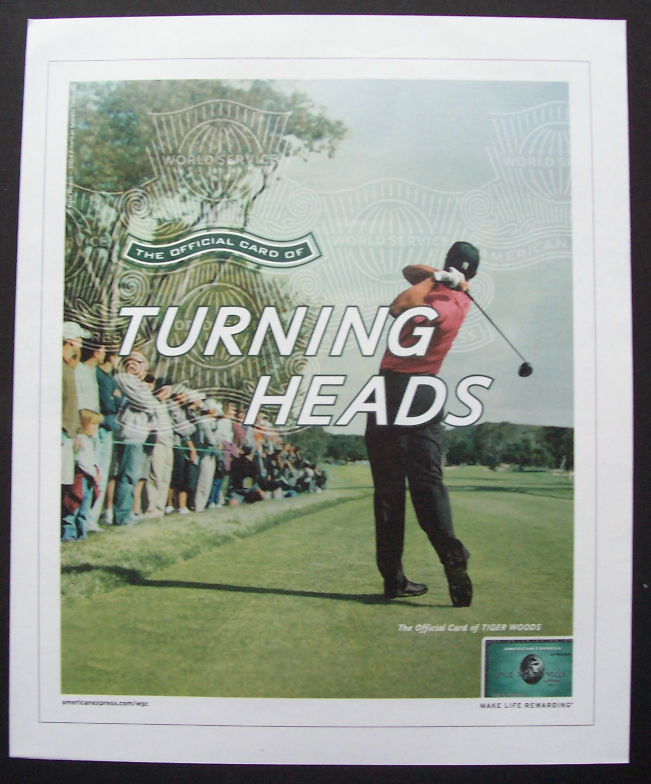 Vintage Ad: 2004 American Express with Tiger Woods