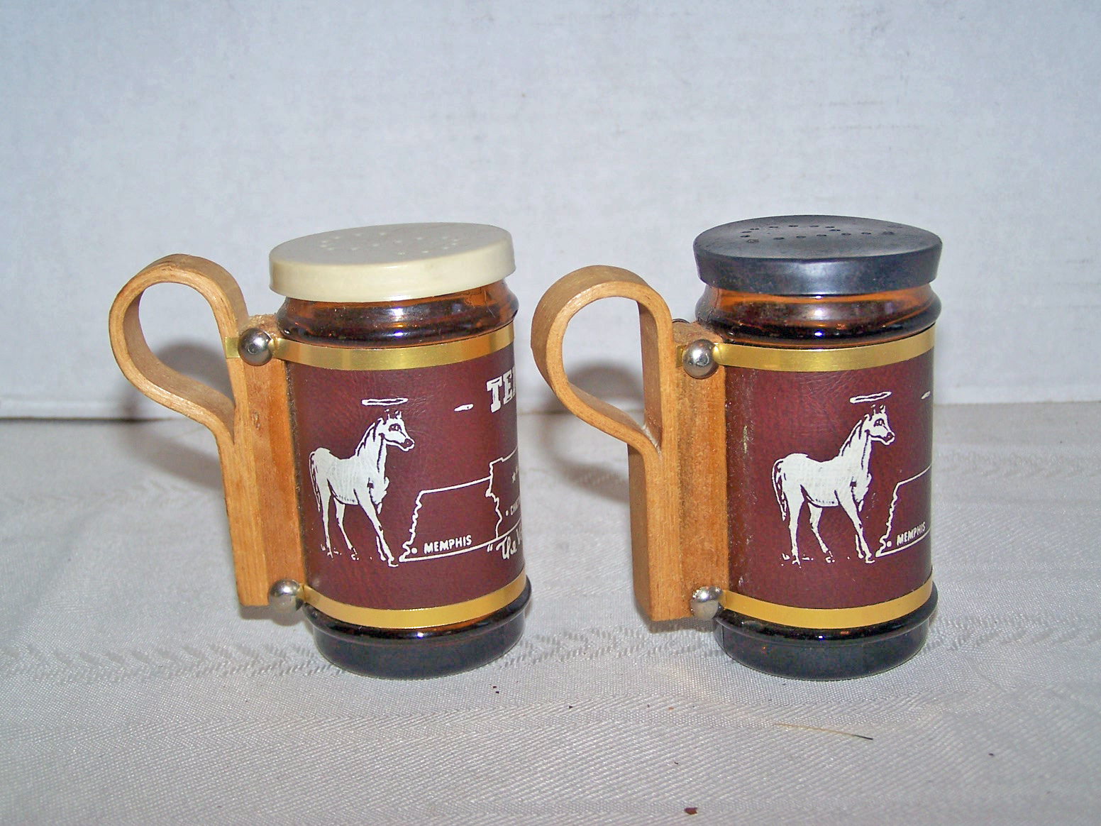 Tennessee Souvenir Glass Salt & Pepper Shakers,
