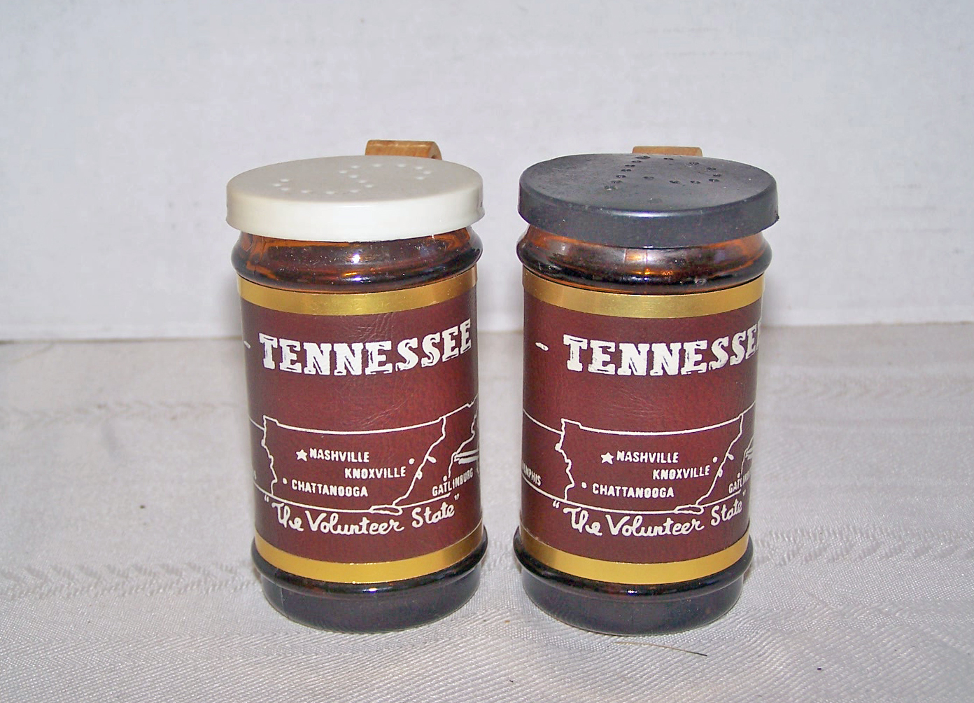 Tennessee Souvenir Glass Salt & Pepper Shakers,
