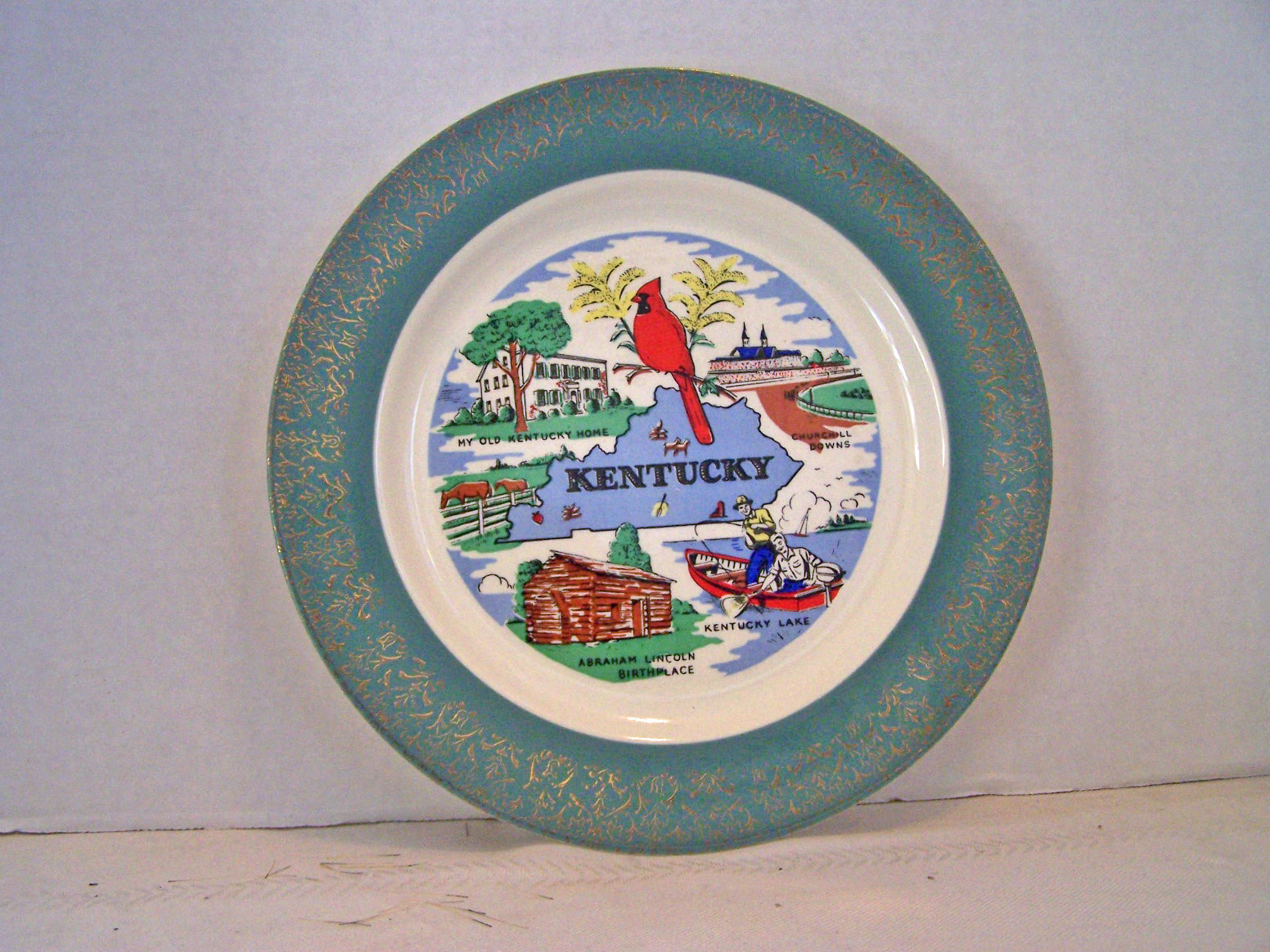Souvenir Plate from Kentucky