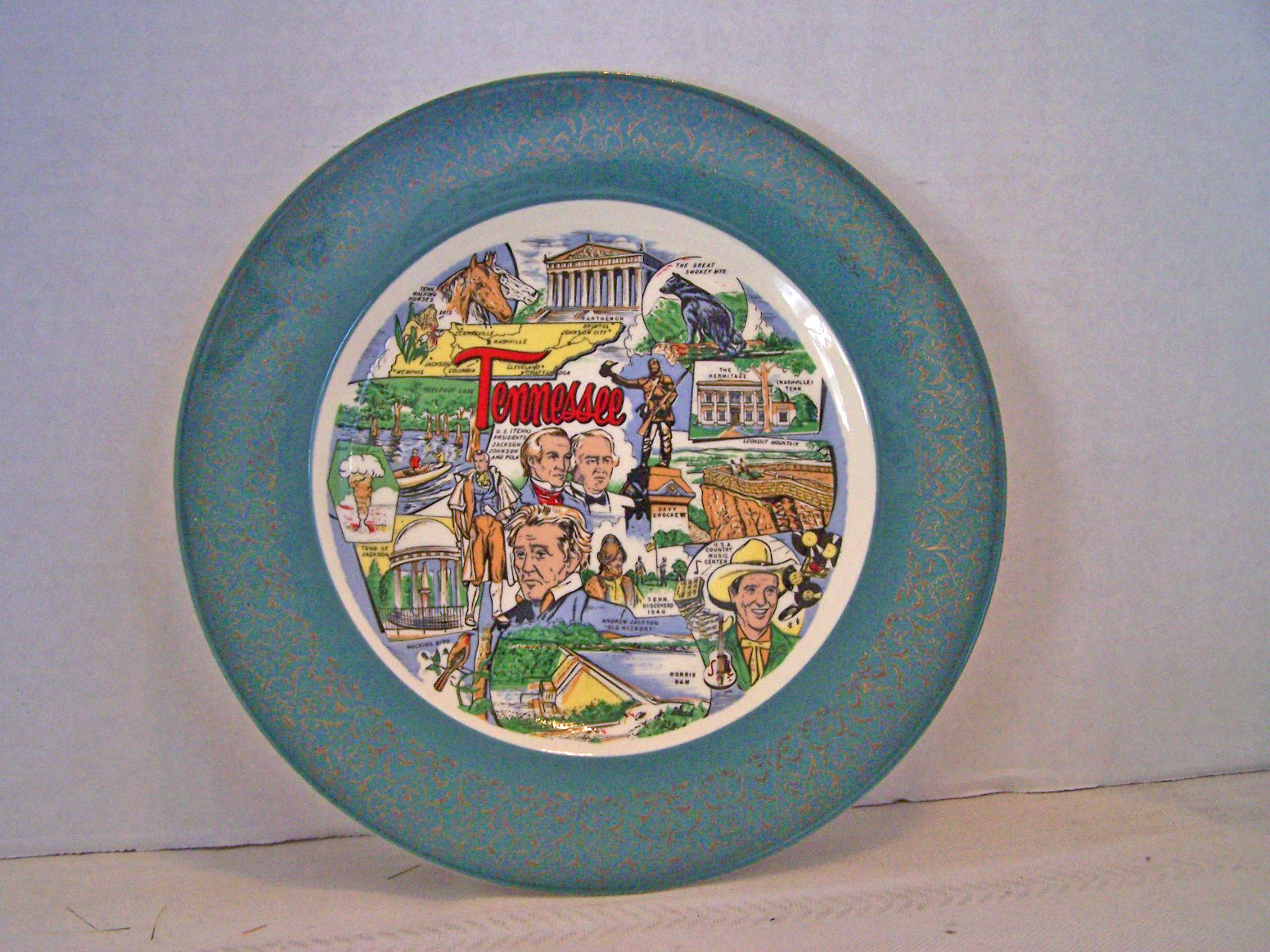 Souvenir Plate from Tennessee