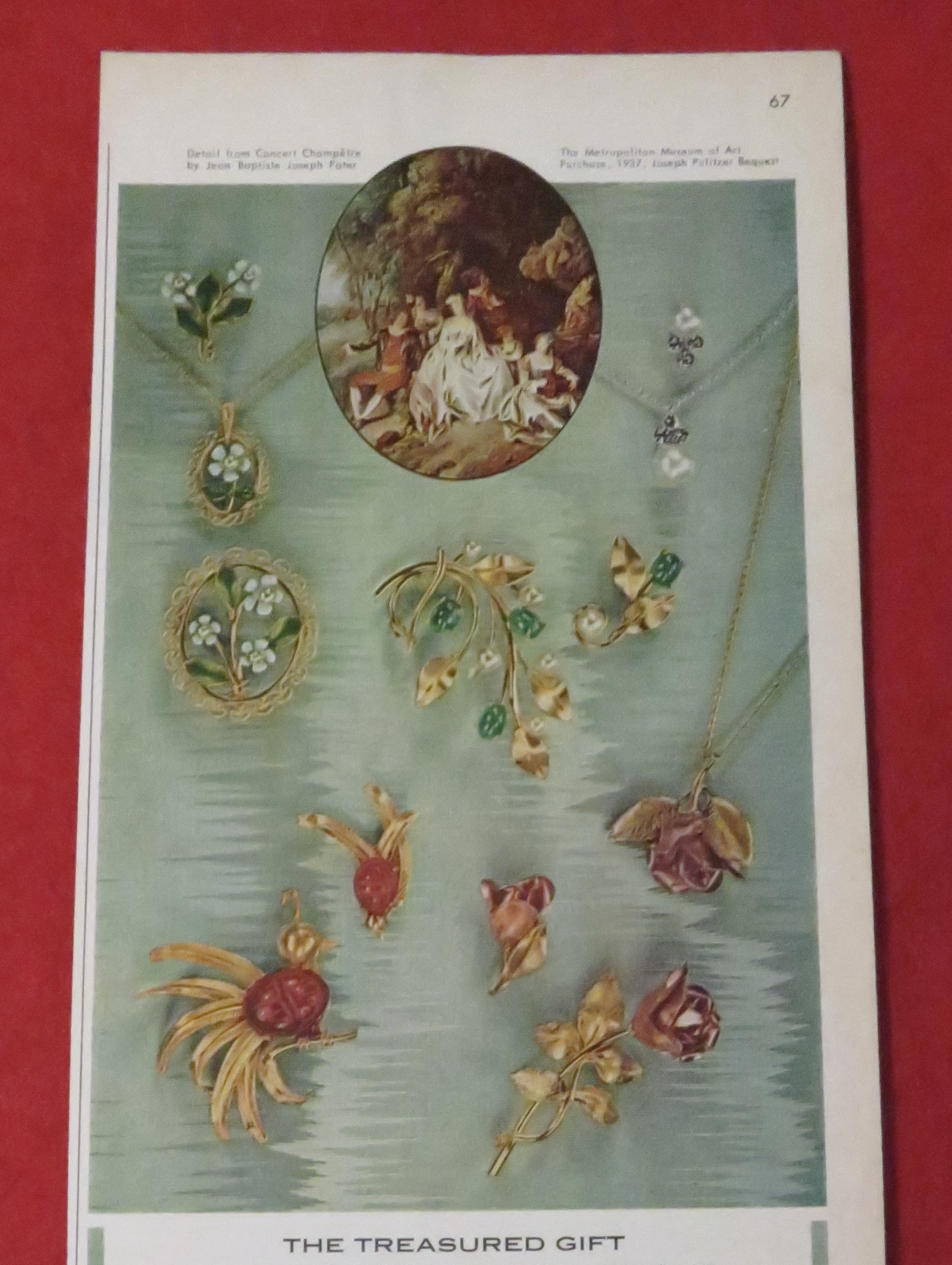 1962 Krementz Jewelry with The Treasured Gift