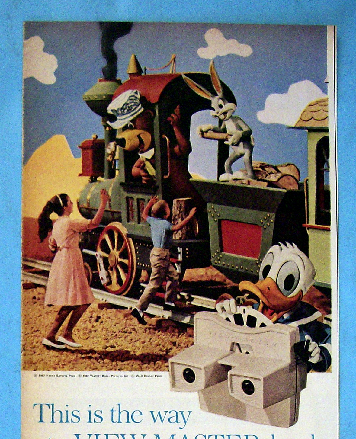 Vintage Ad: 1962 Sawyer View Master w/ Donald Duck