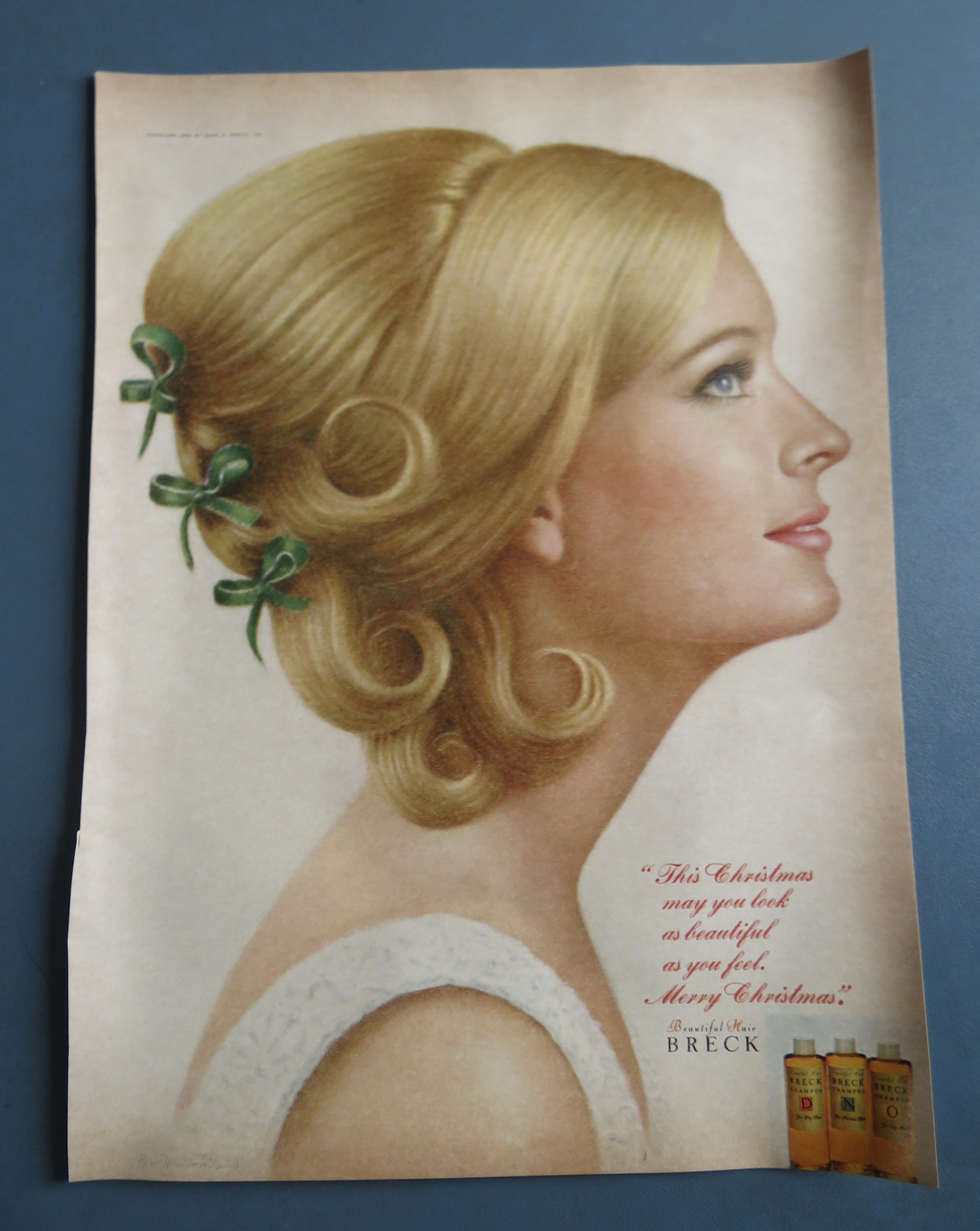 1966 Breck Shampoo with The Christmas Look