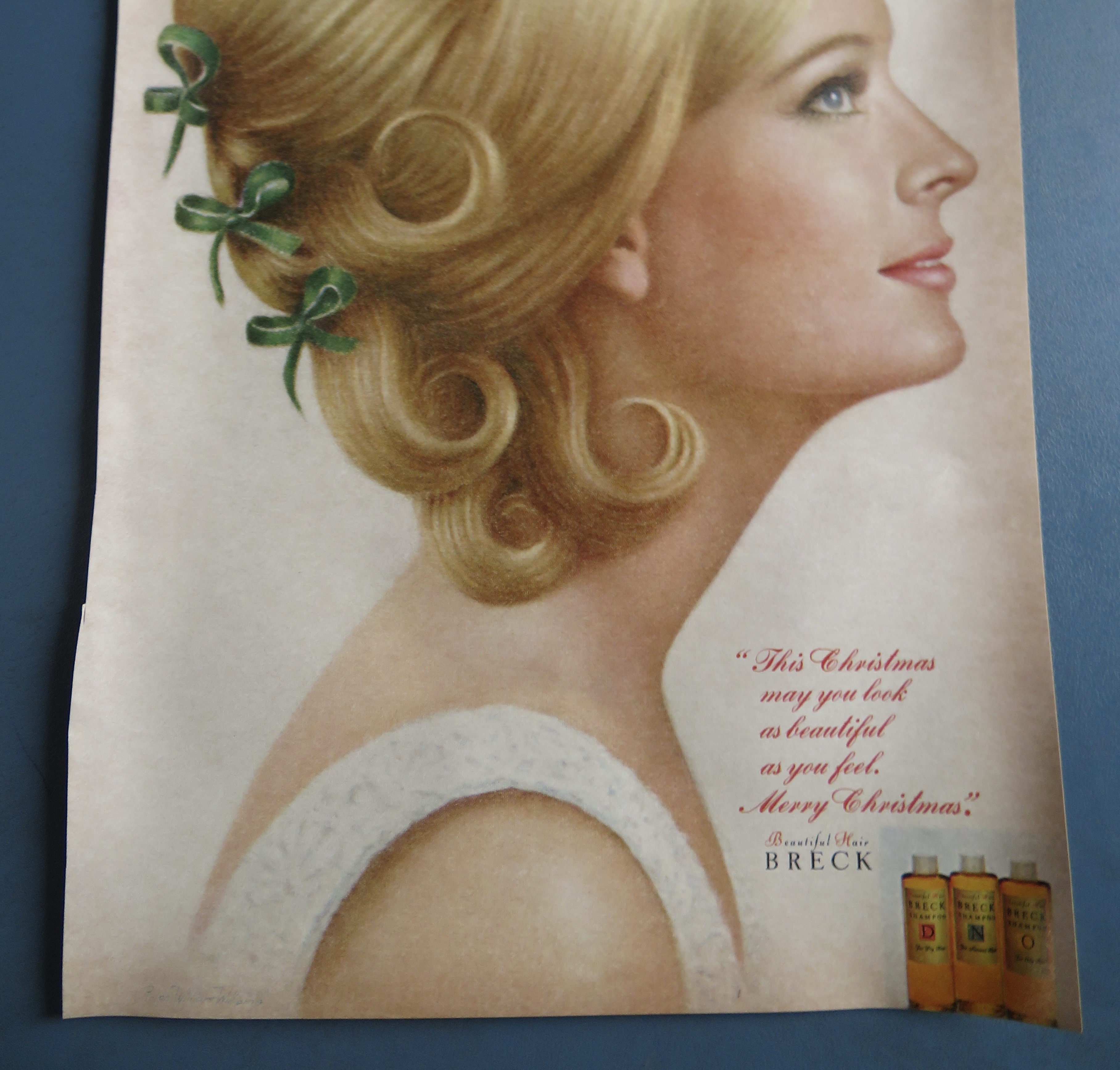 1966 Breck Shampoo with The Christmas Look