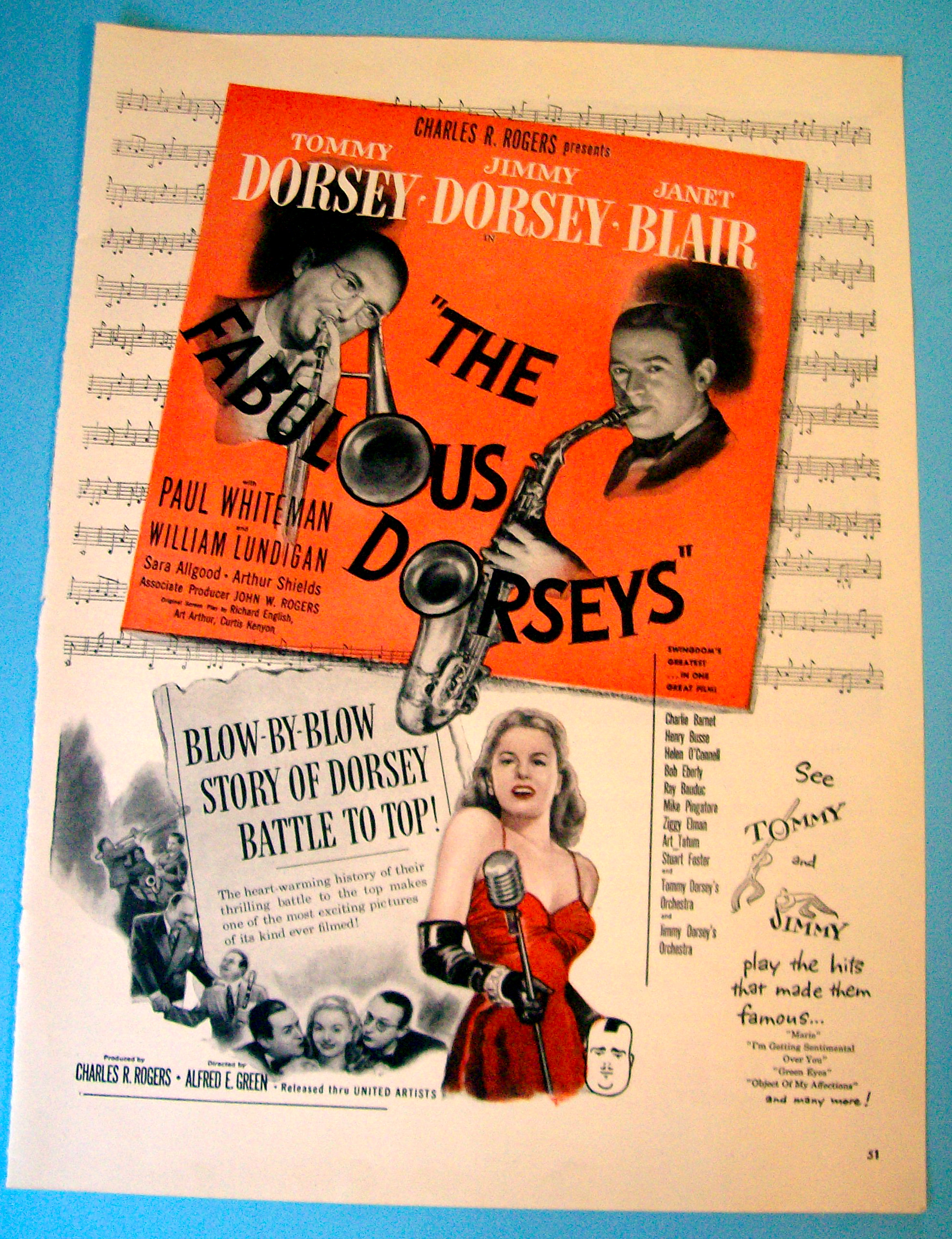 Vintage Ad: 1947 The Fabulous Dorseys