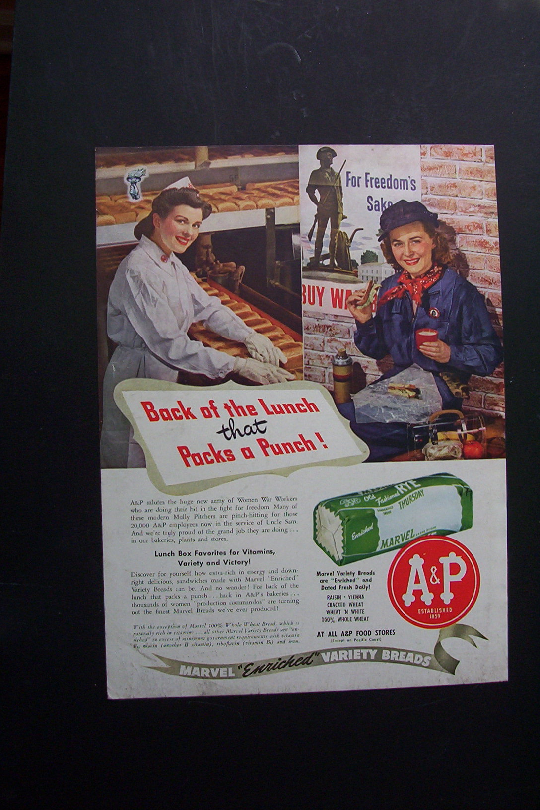 1943  Marvel  Bread