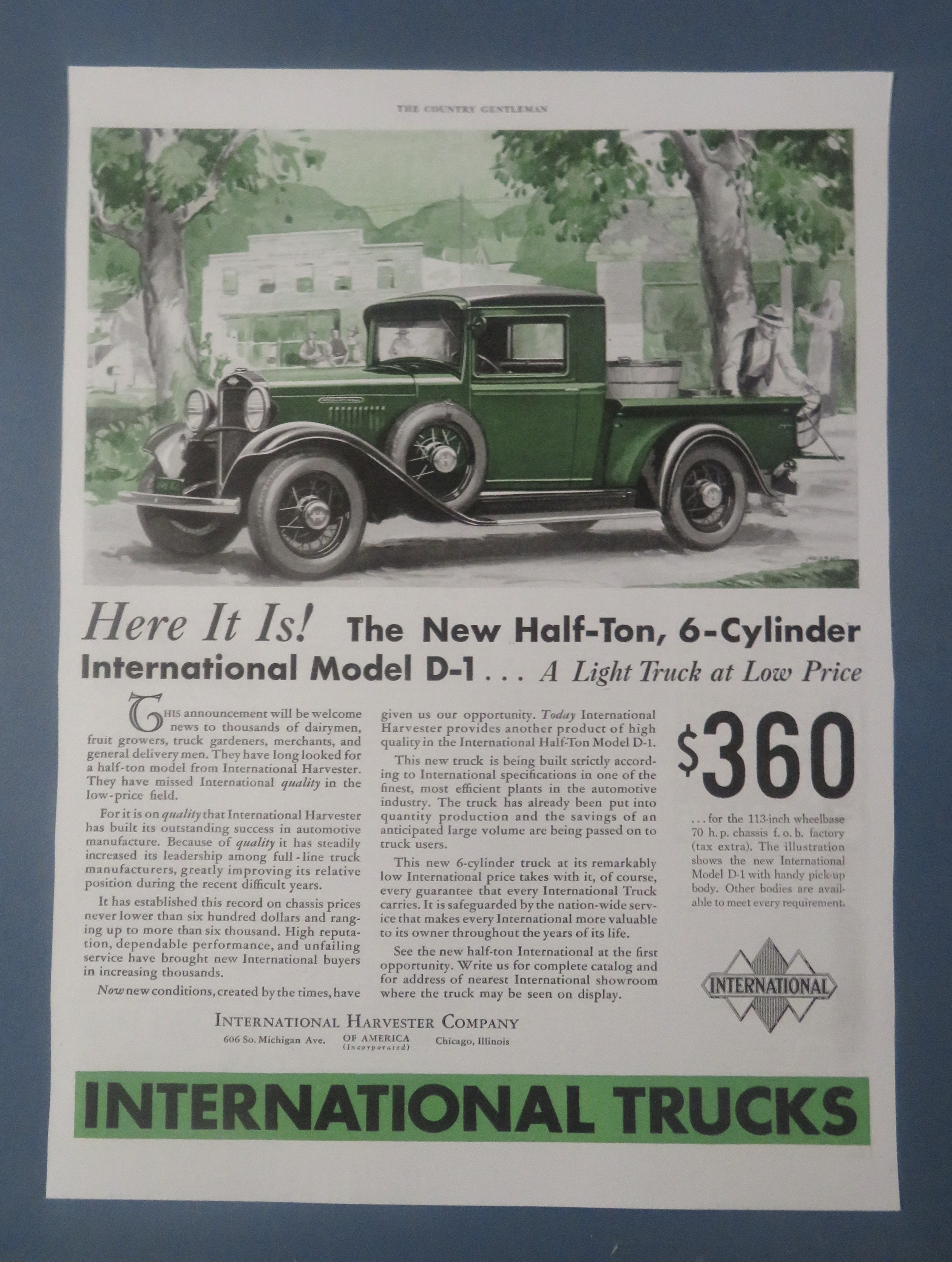 1930's International Trucks w/ the Half Ton 6 Cylinder