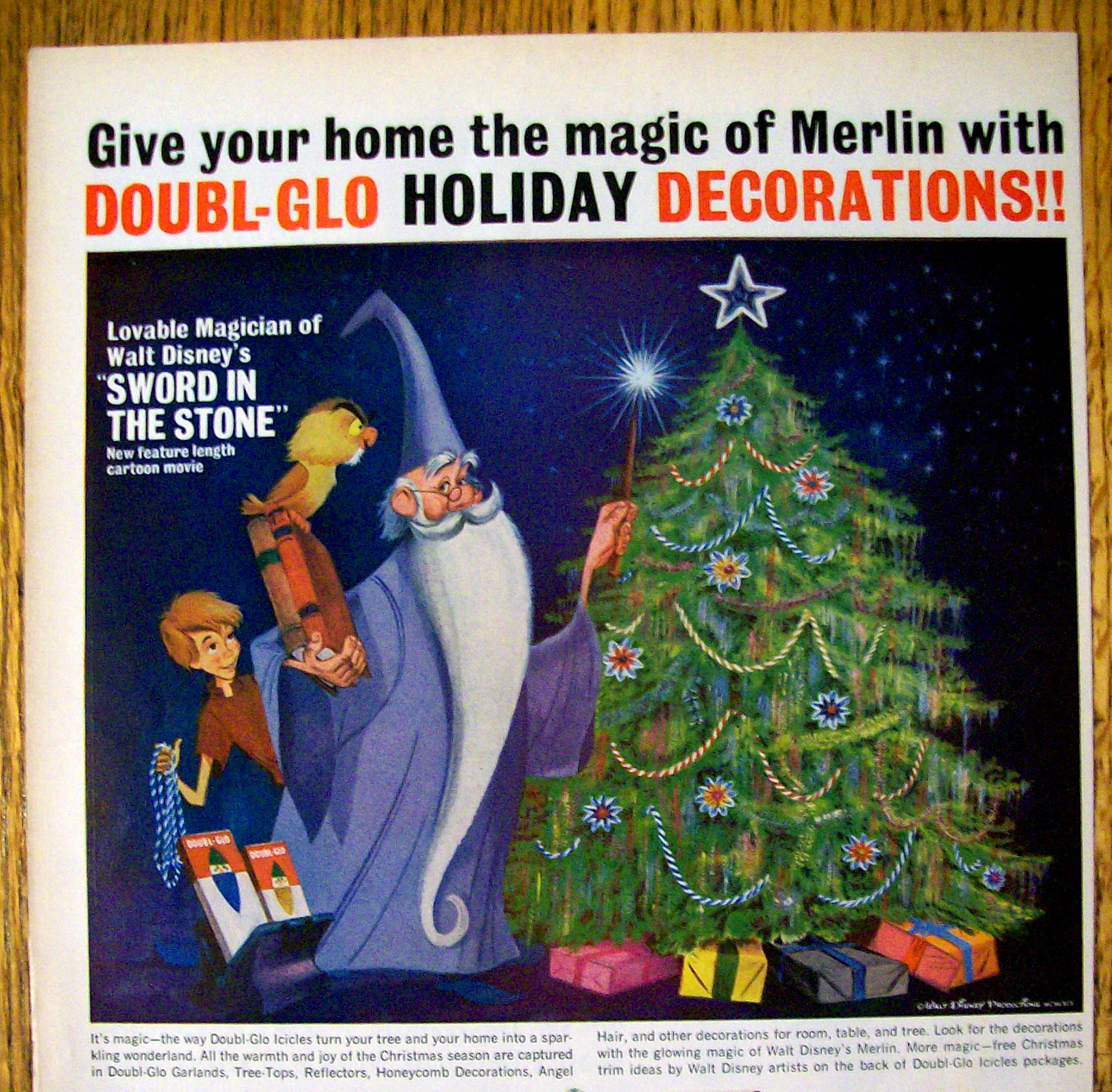 Vintage Ad: 1963 Doubl-Glo Holiday Decorations