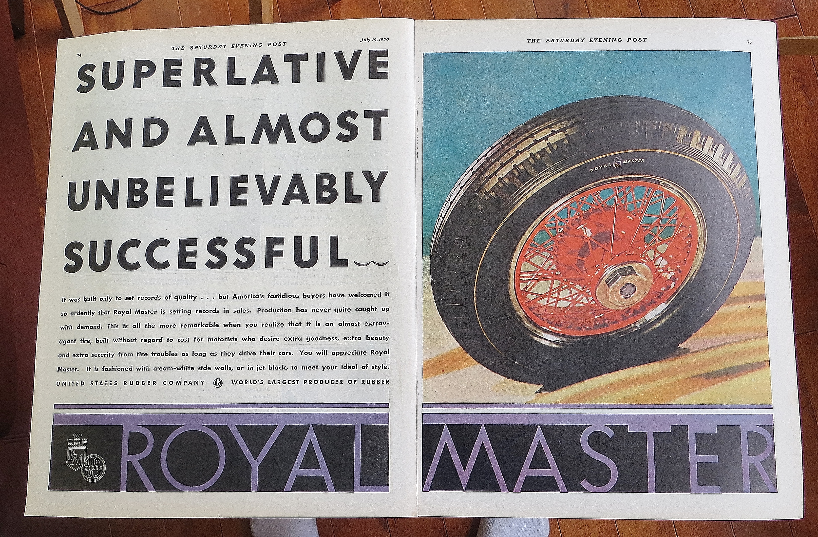 1930 Royal Master With Tire