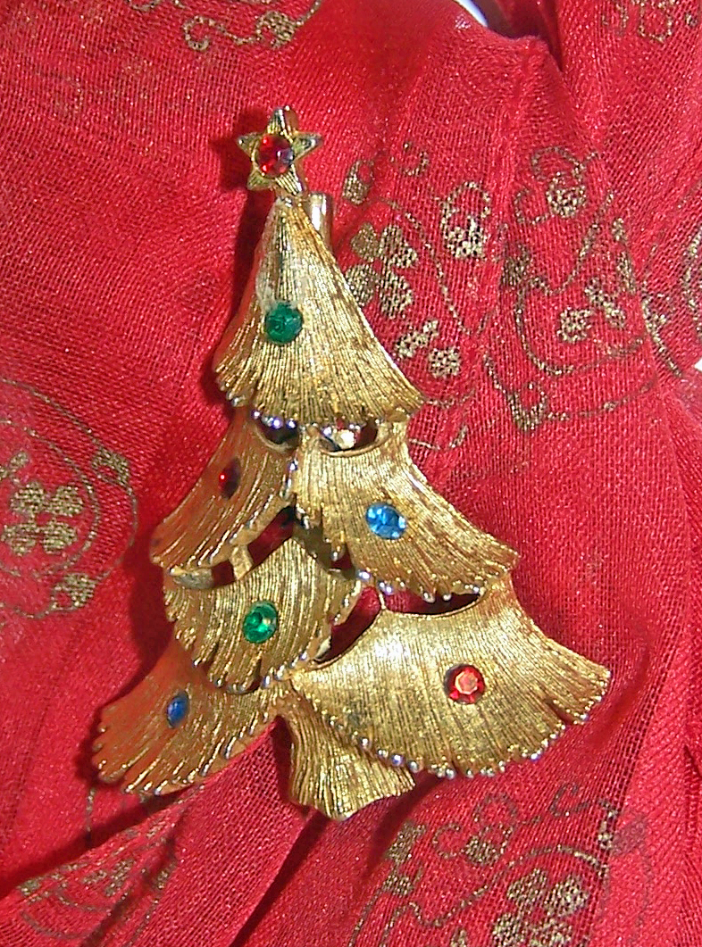 J.J. Christmas Tree Pin