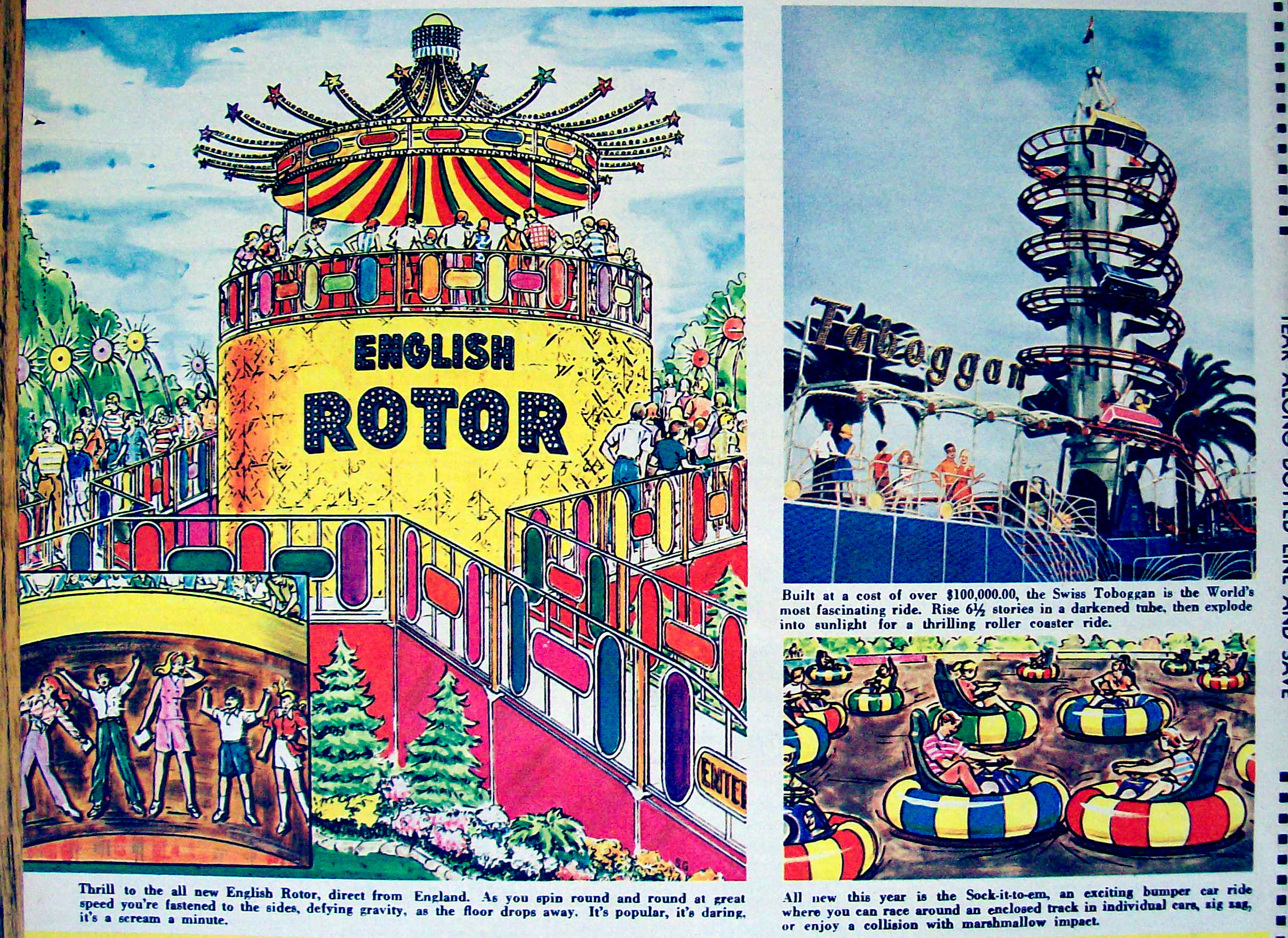 Vintage Ad: 1971 Santa's Village Amusement Park