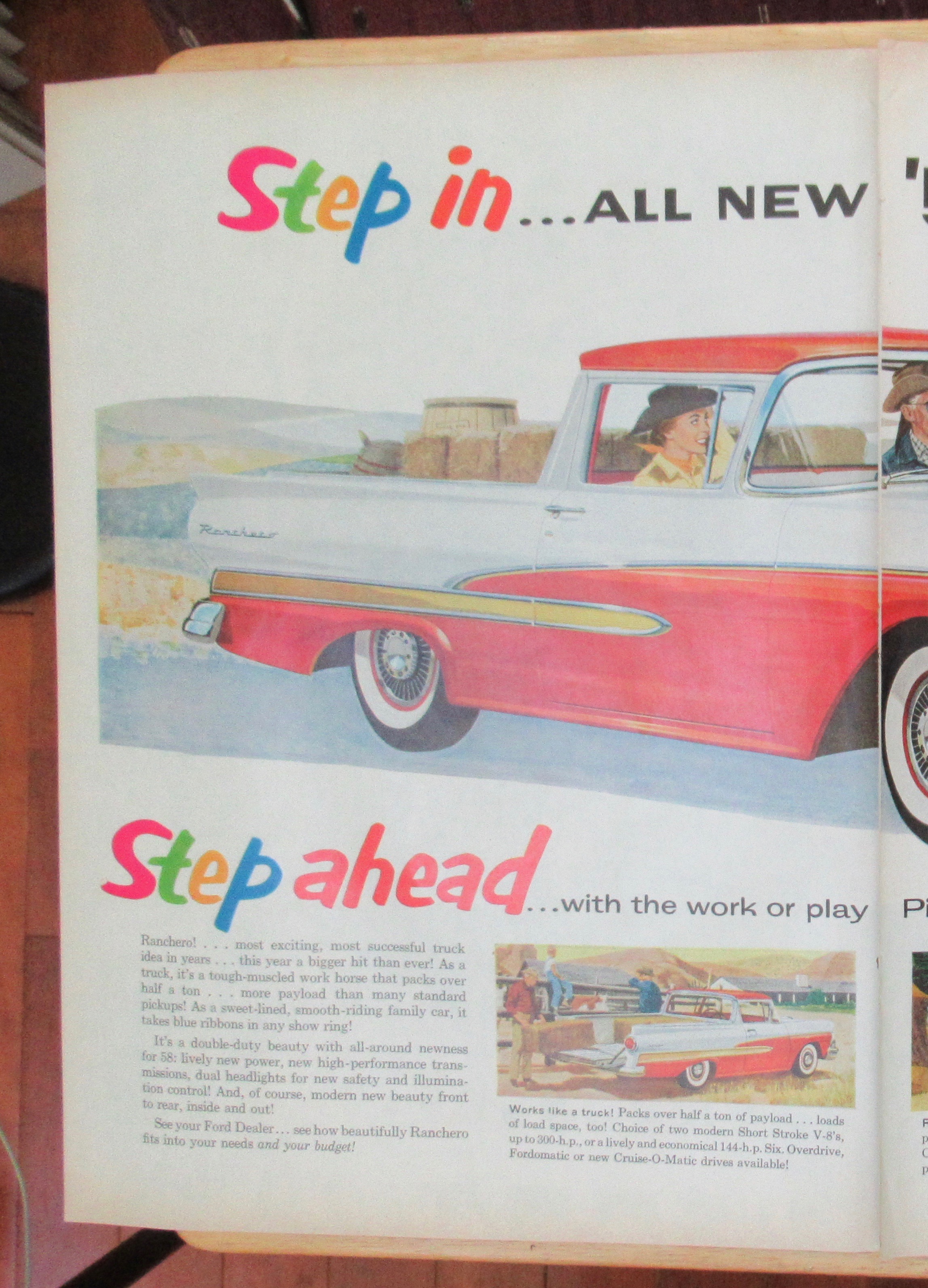 1957 Ford Trucks with The '58 Ford Ranchero
