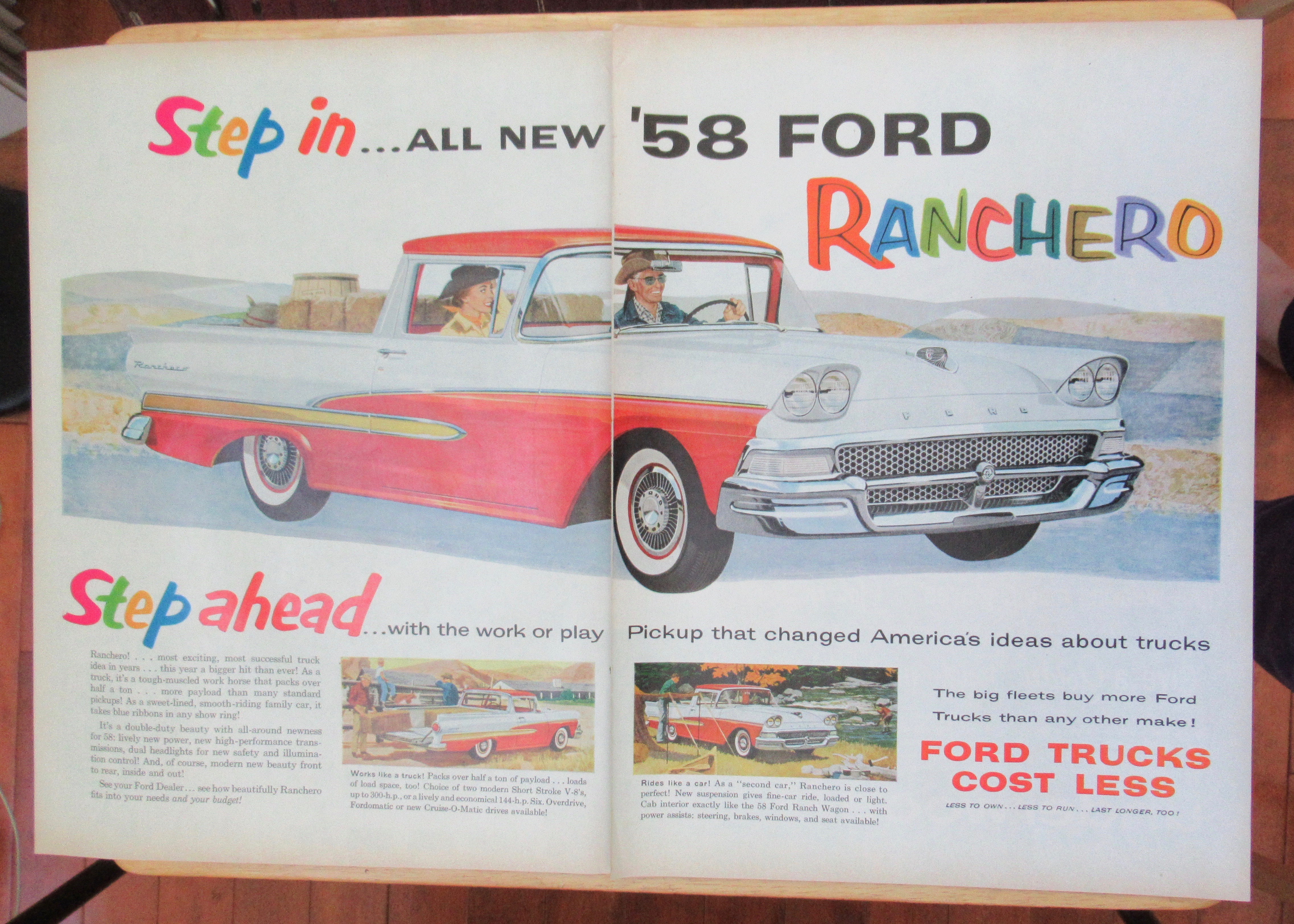 1957 Ford Trucks with The '58 Ford Ranchero