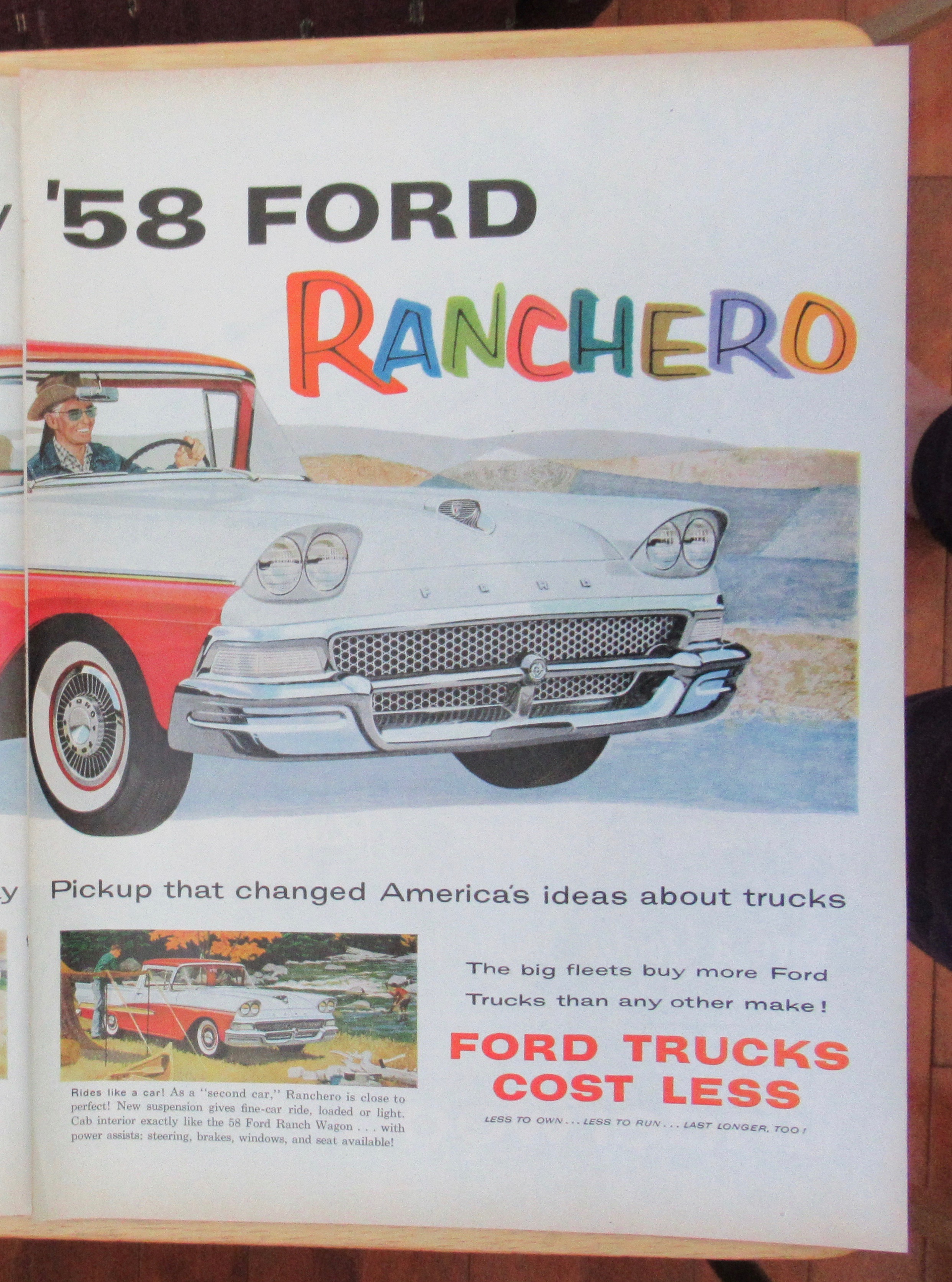1957 Ford Trucks with The '58 Ford Ranchero