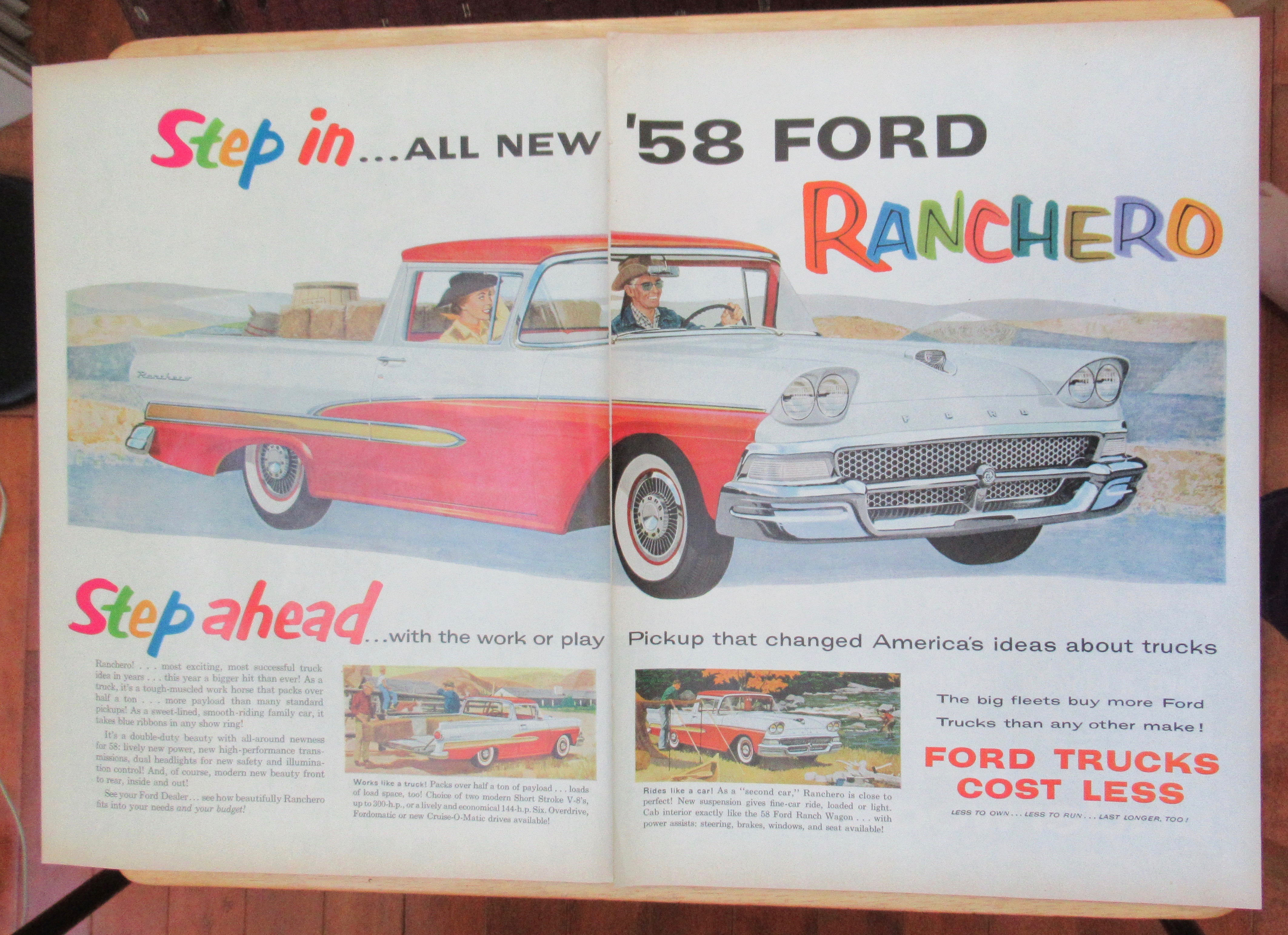 1957 Ford Trucks with The '58 Ford Ranchero