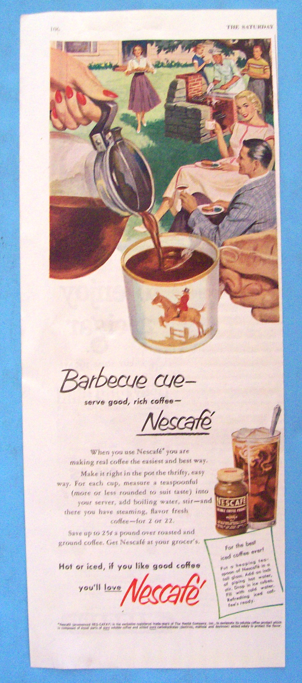 Vintage Ad: 1951 Nescafe