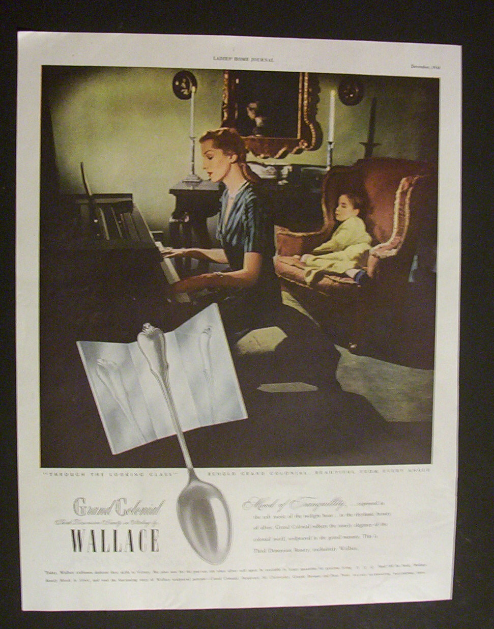 1944 Wallace Sterling with Woman Playing A Piano