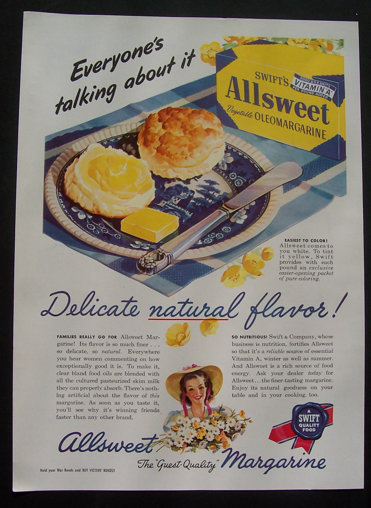 1945  Allsweet  Margarine