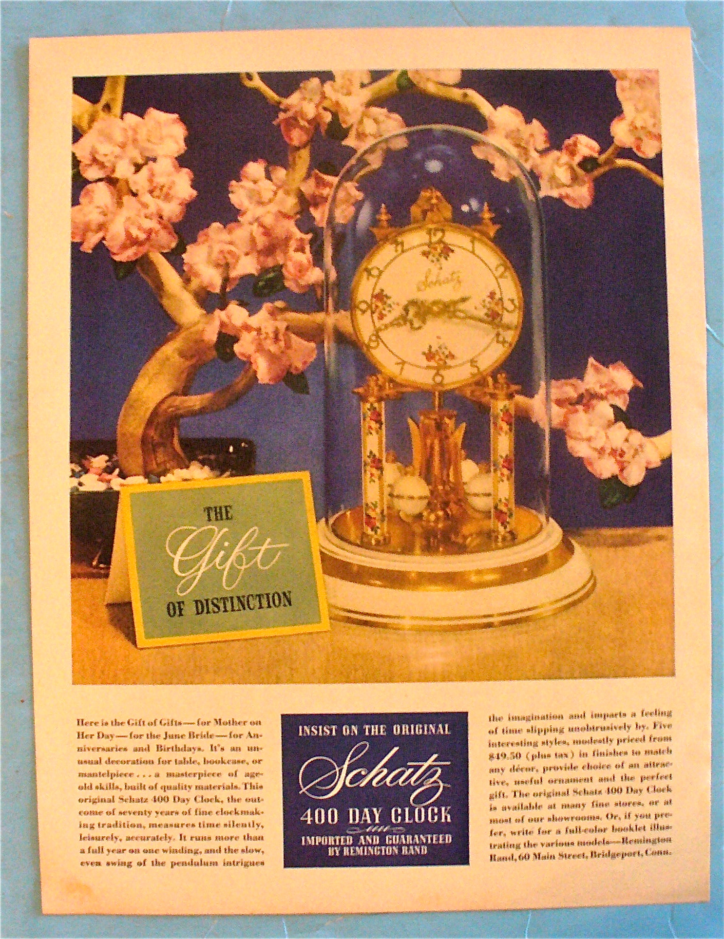 1952 Schatz Clocks With 400 Day Clock