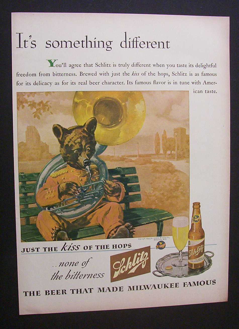 1944  Schlitz  Beer
