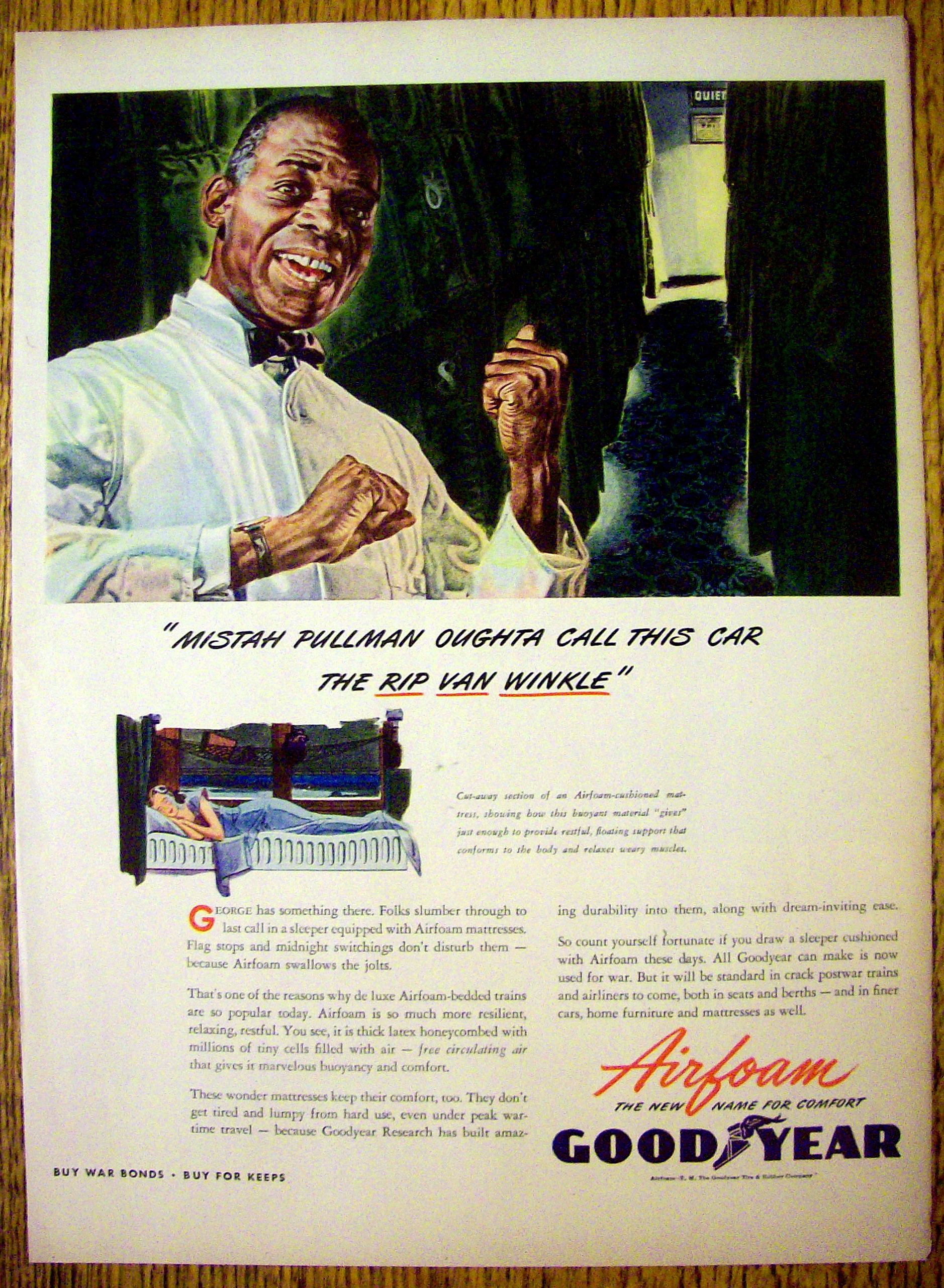 1944 Good Year Air Foam with Black Porter