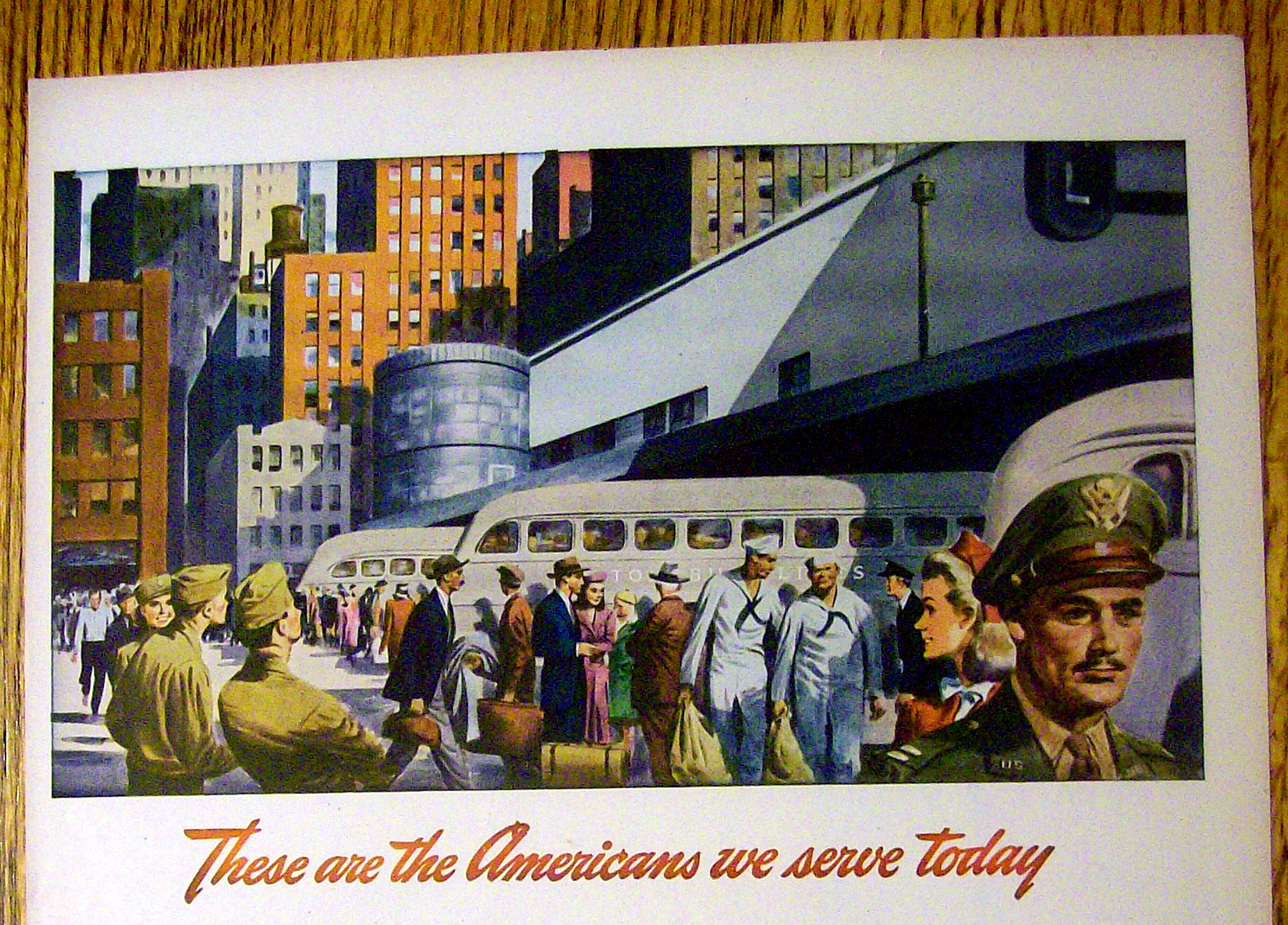 1944 Motor Bus Lines Of America