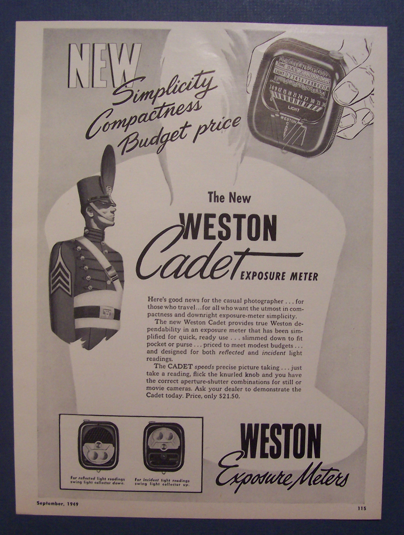 1949  Weston  Exposure  Meters