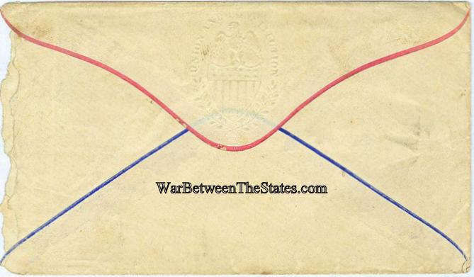 Patriotic Cover Signed by Massachusetts Officer