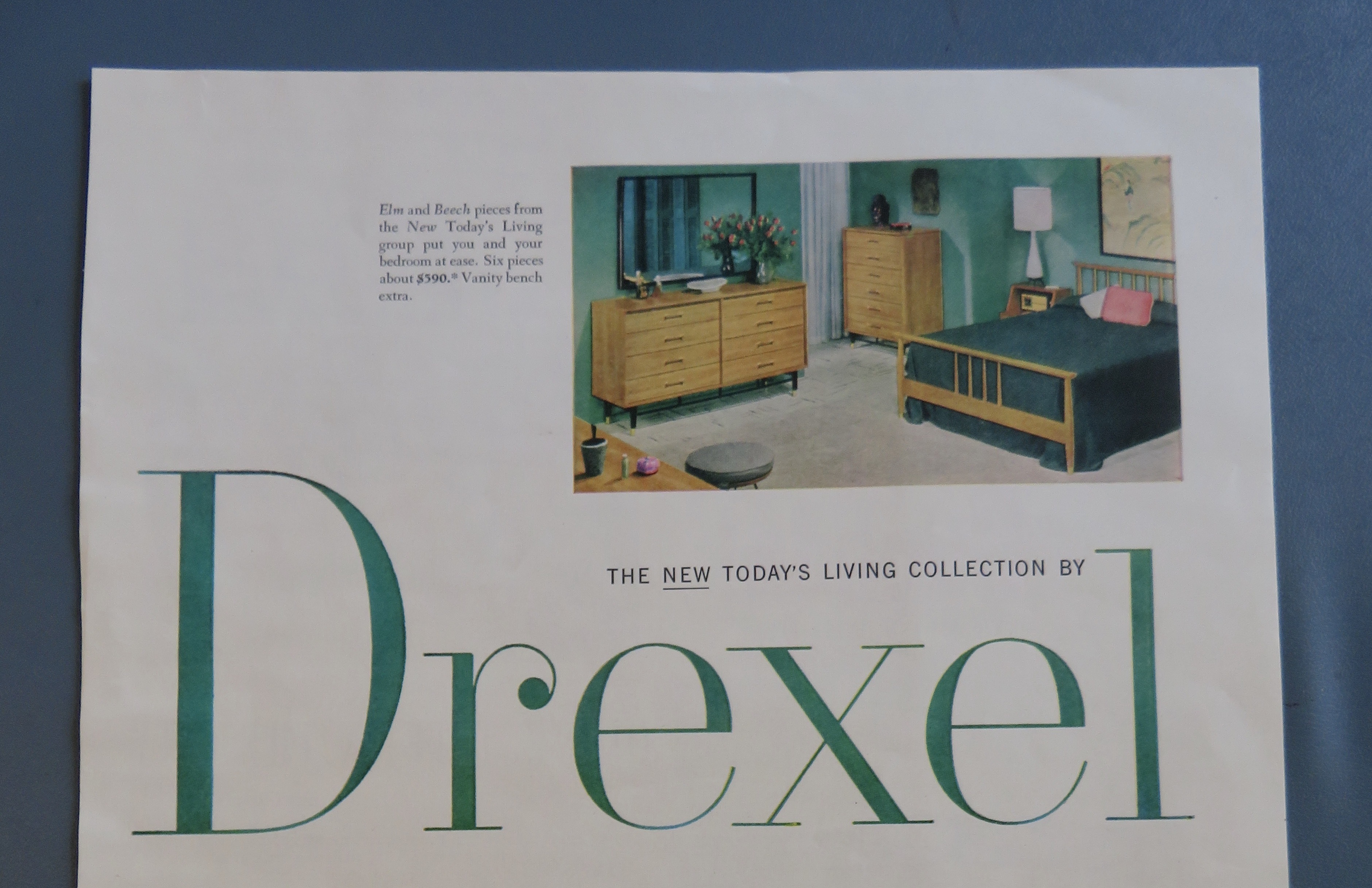 1954 Drexel Furniture with Elm & Beech Pieces