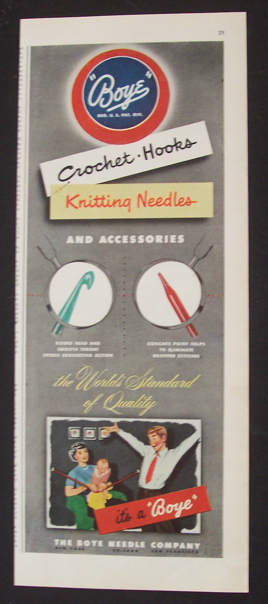 1950  Boye  Needle  Company