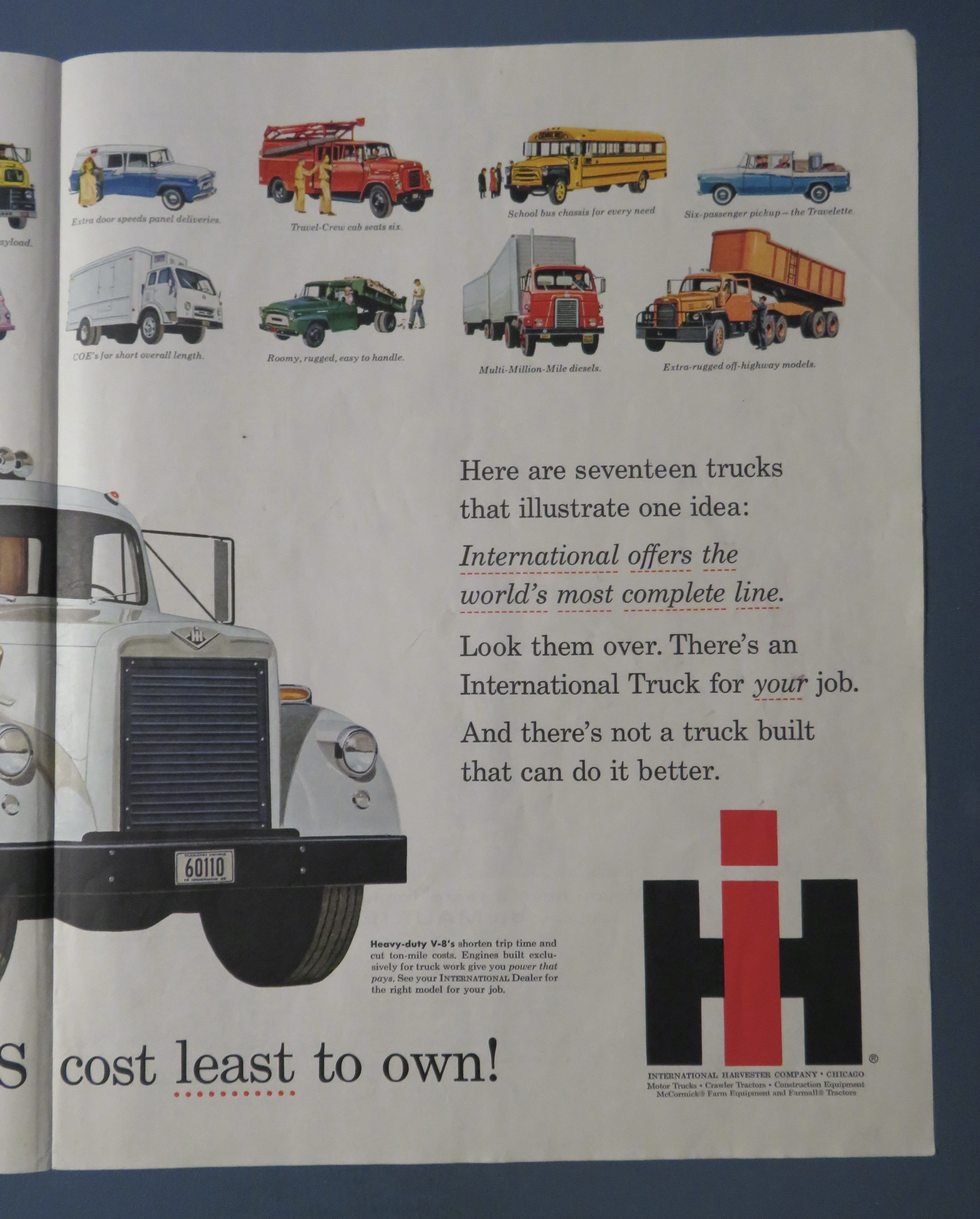 1958 International Trucks with Cost Least To Own