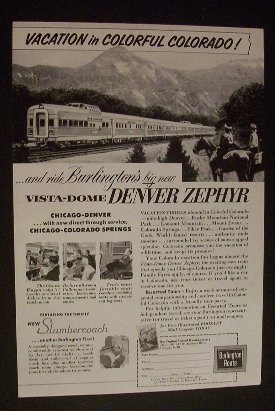 1957  Burlington  Route