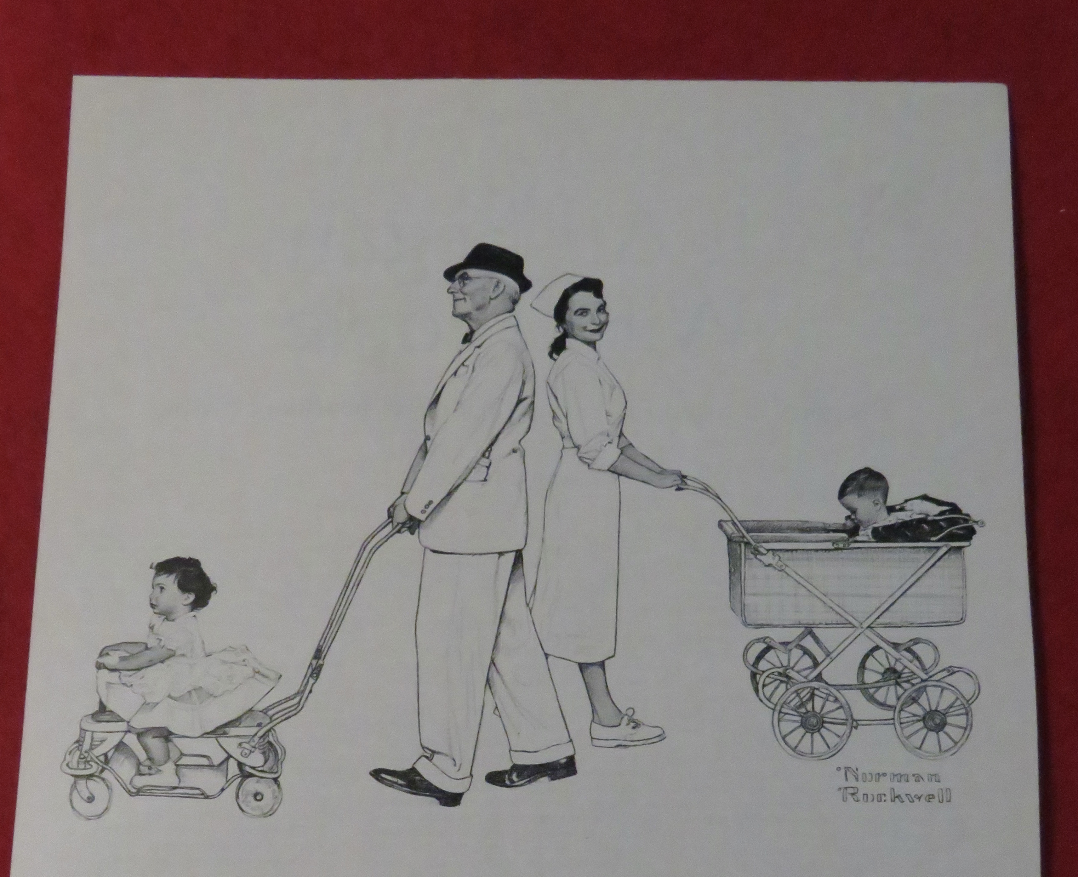 1962 Massachusetts Mutual By Norman Rockwell