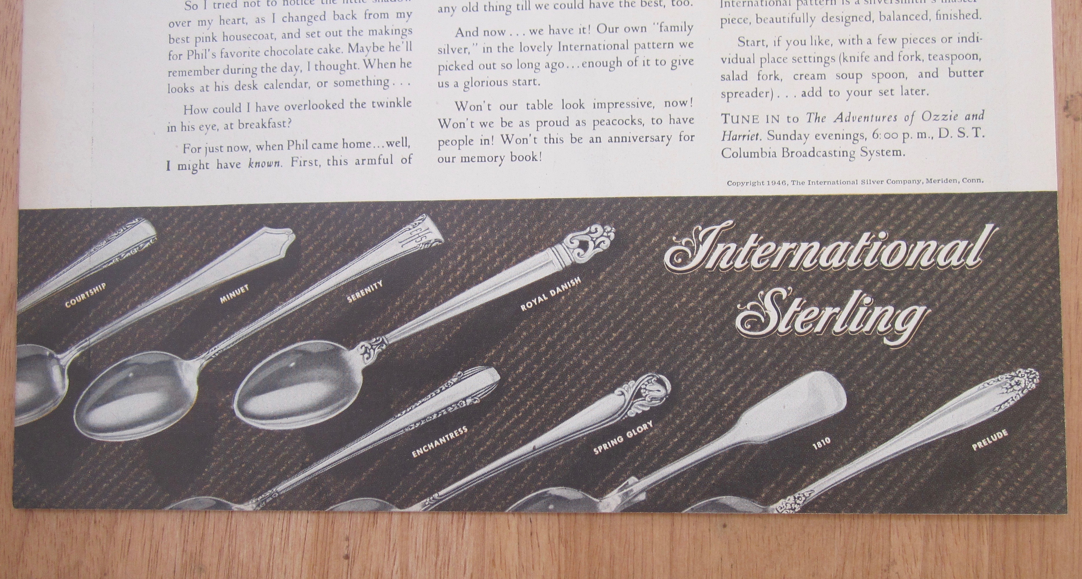 1946 International Sterling with Man & Woman on a Couch