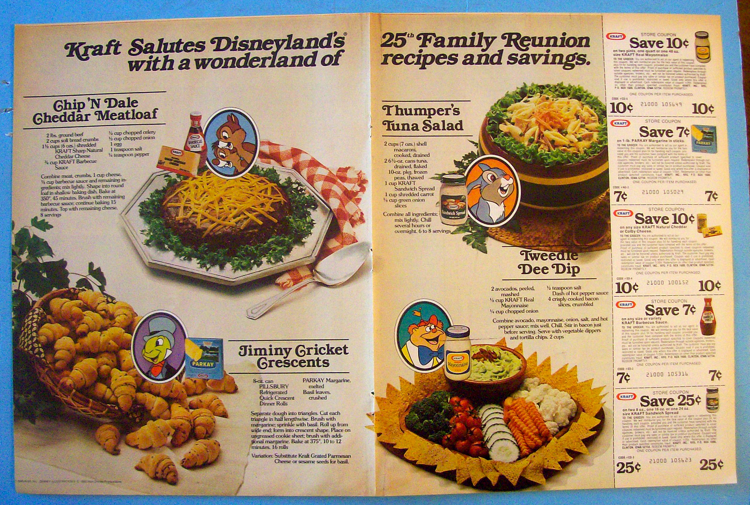 1980 Kraft Foods with Thumper, Tweedie Dee & More