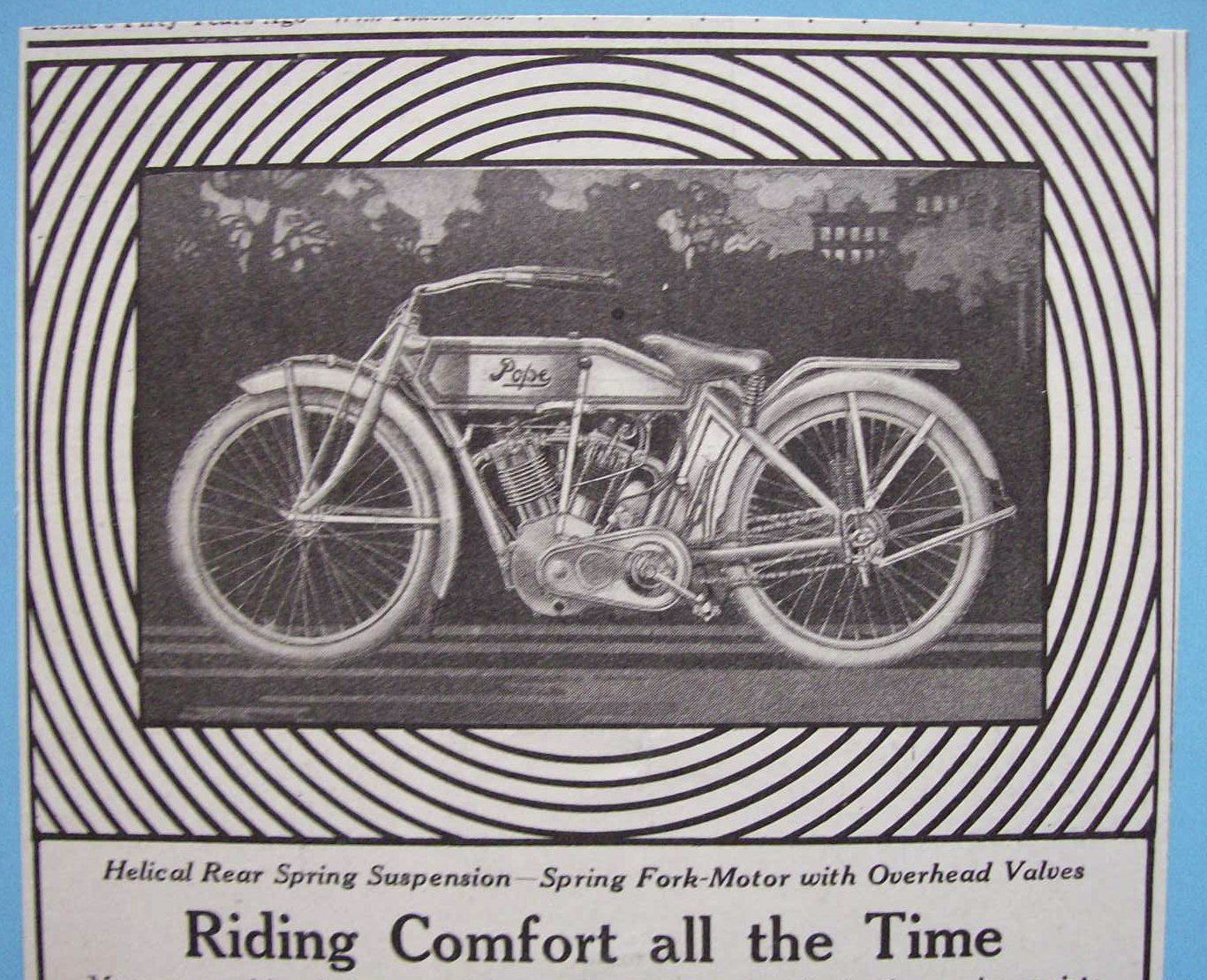 Vintage Ad: 1913 Pope Motorcycles
