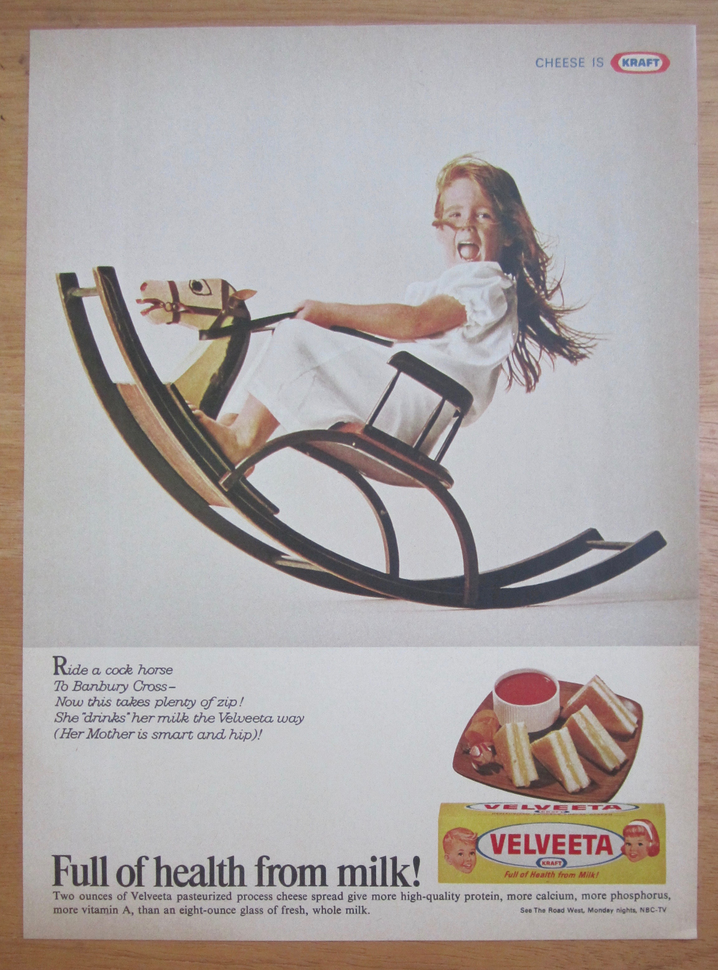 1966 Velveeta Cheese with Ride a Cock Horse