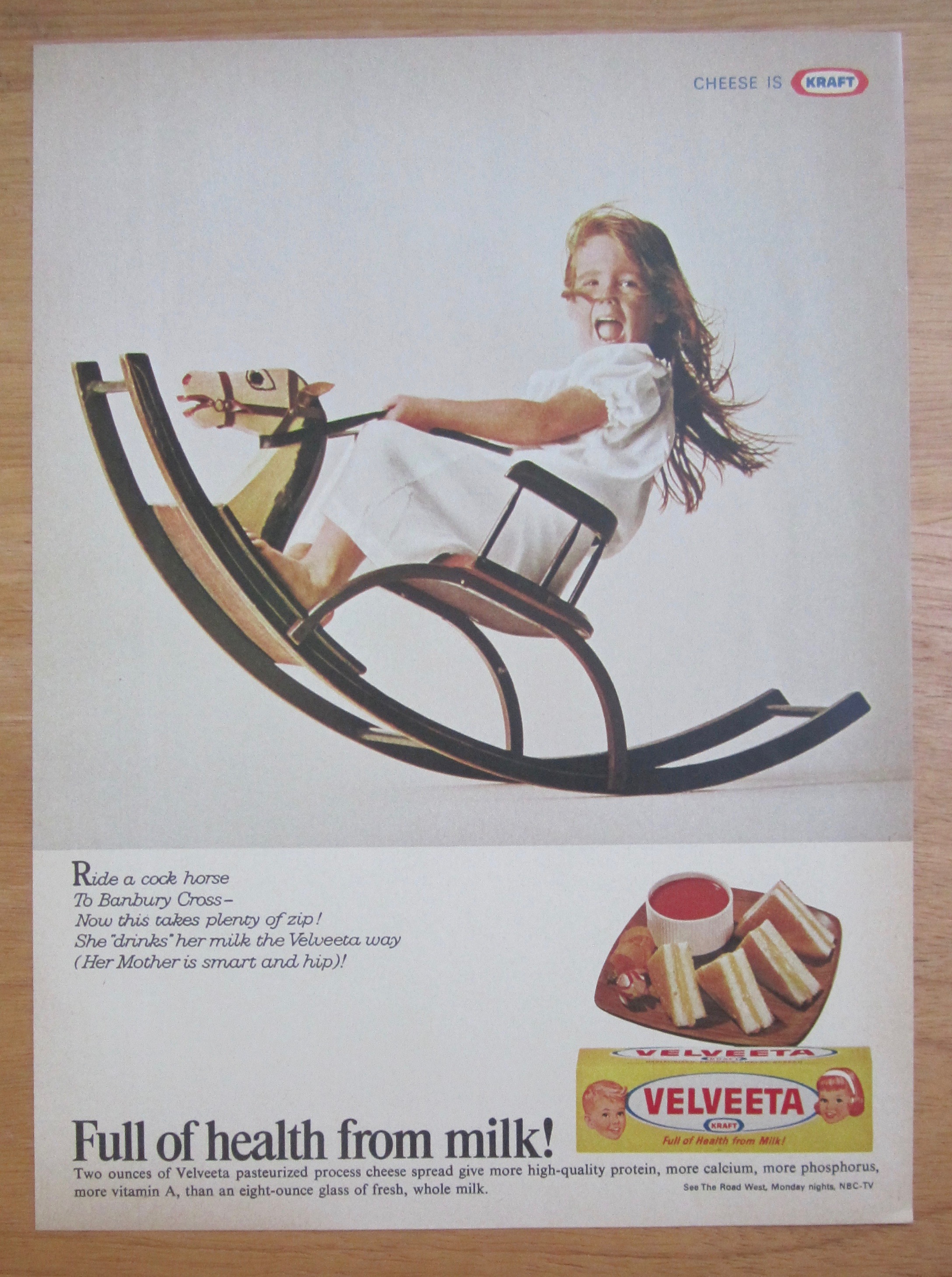 1966 Velveeta Cheese with Ride a Cock Horse