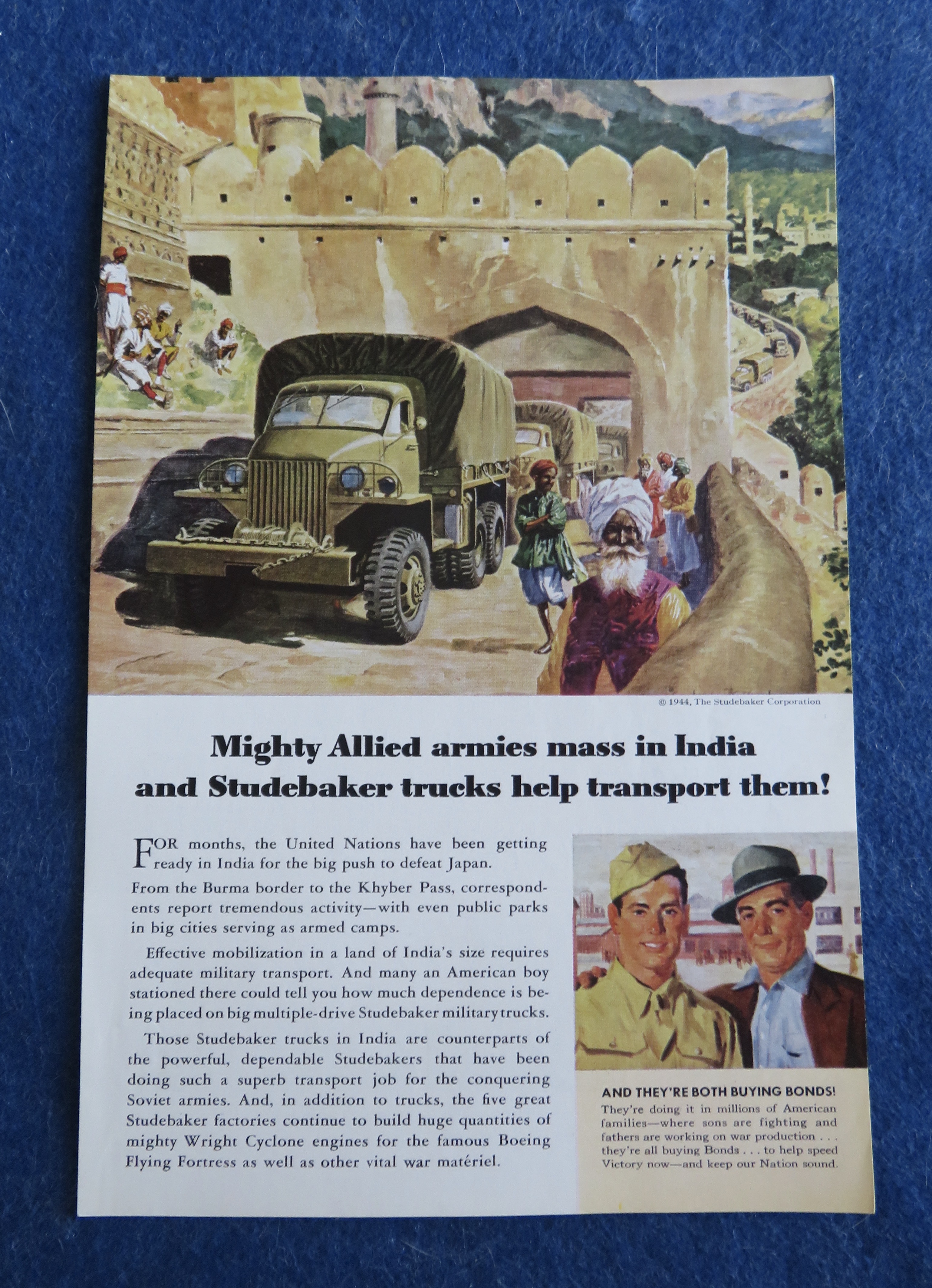 1944 Studebaker with the Mighty Allied Armies