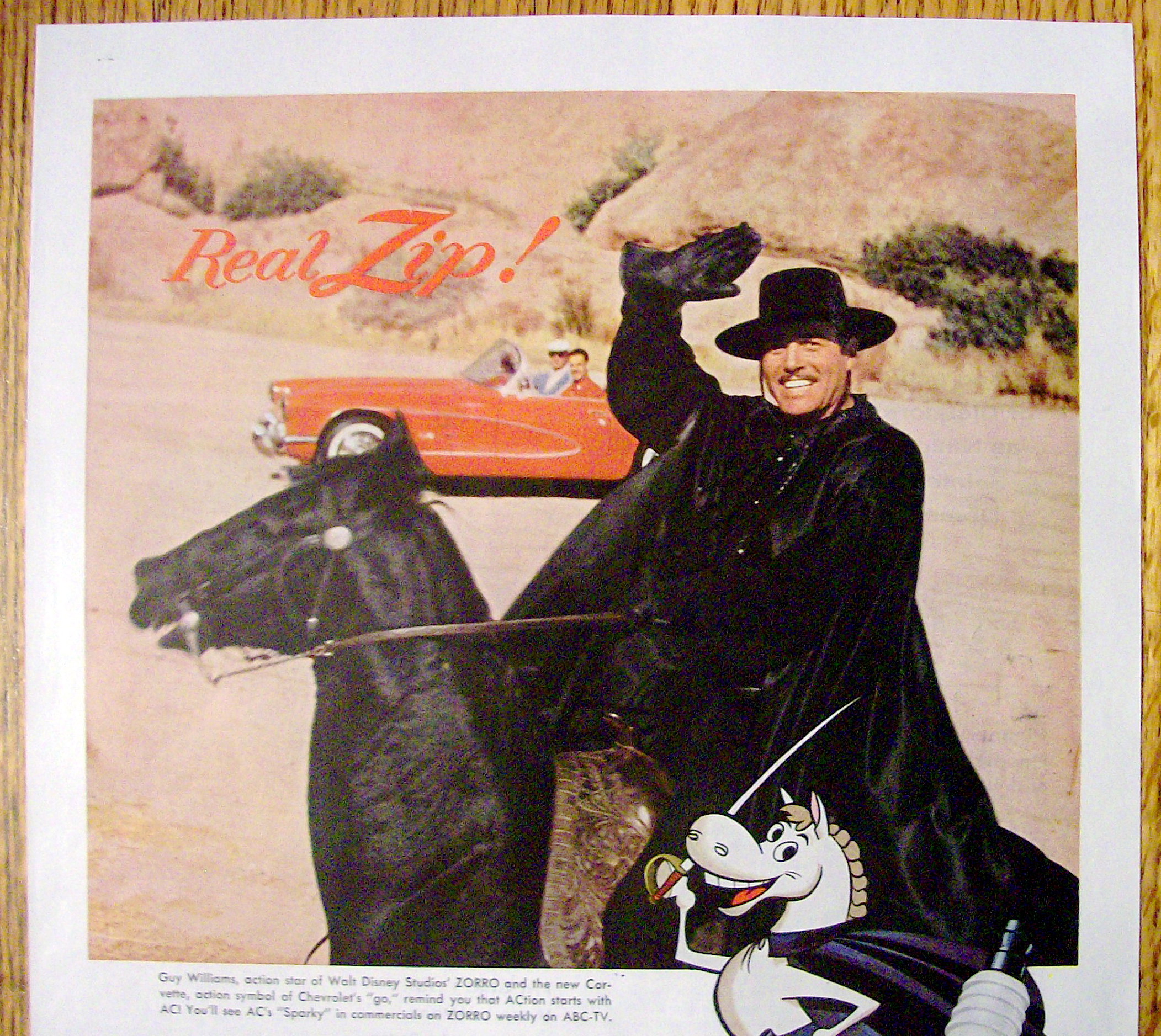 Vintage Ad: 1959 AC Spark Plugs w/ Guy Williams