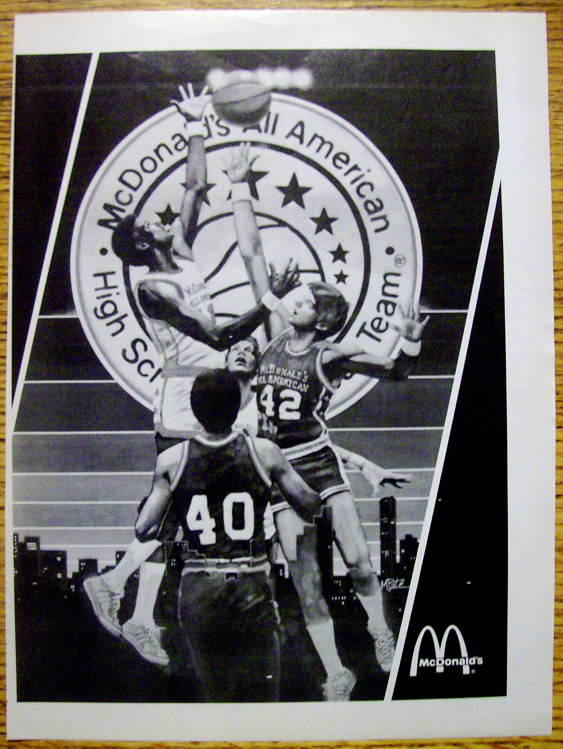 1983 Mc Donald's Dream Team with Kenny Smith
