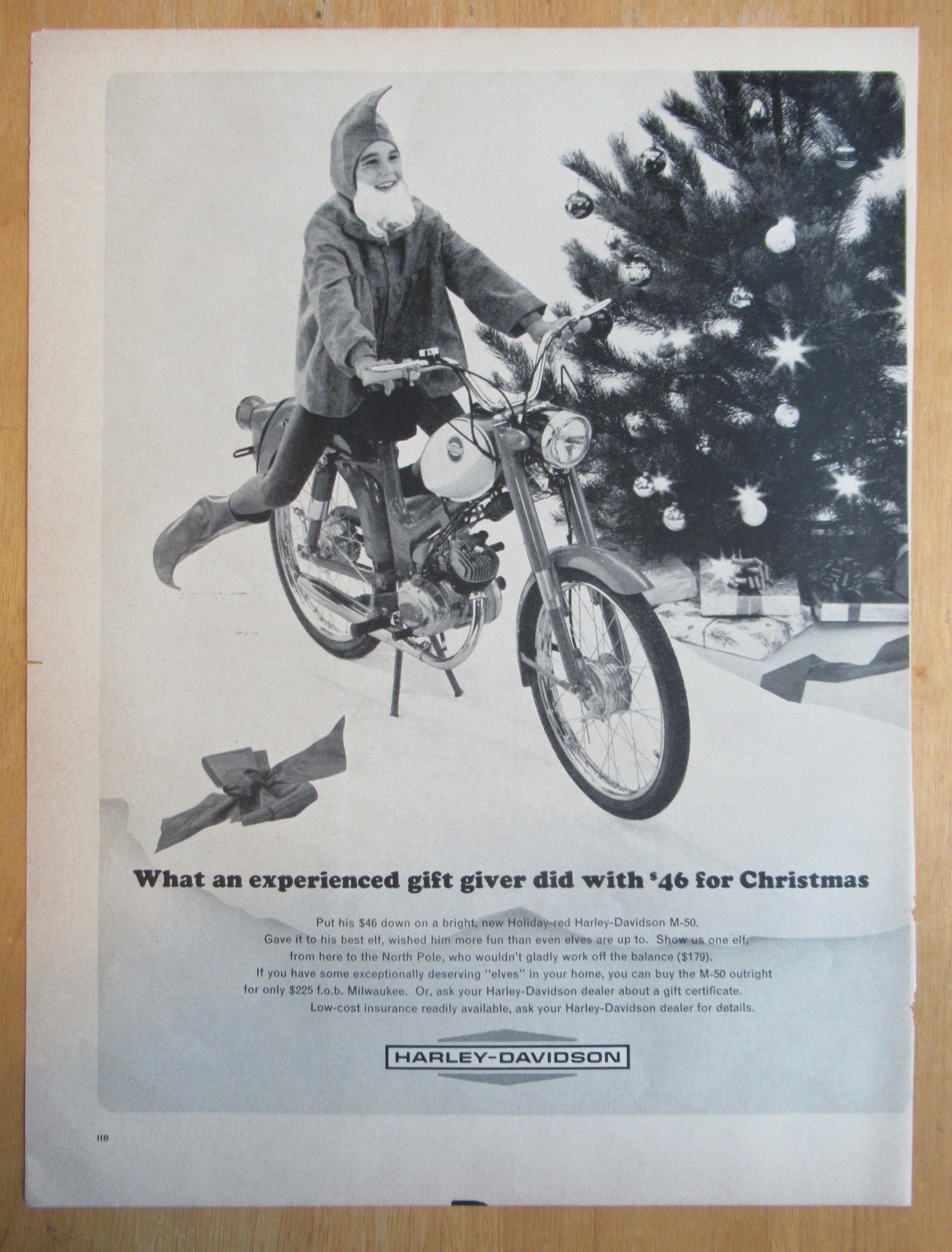 1964 Harley-Davidson w/Holiday Red Harley Davidson M-50